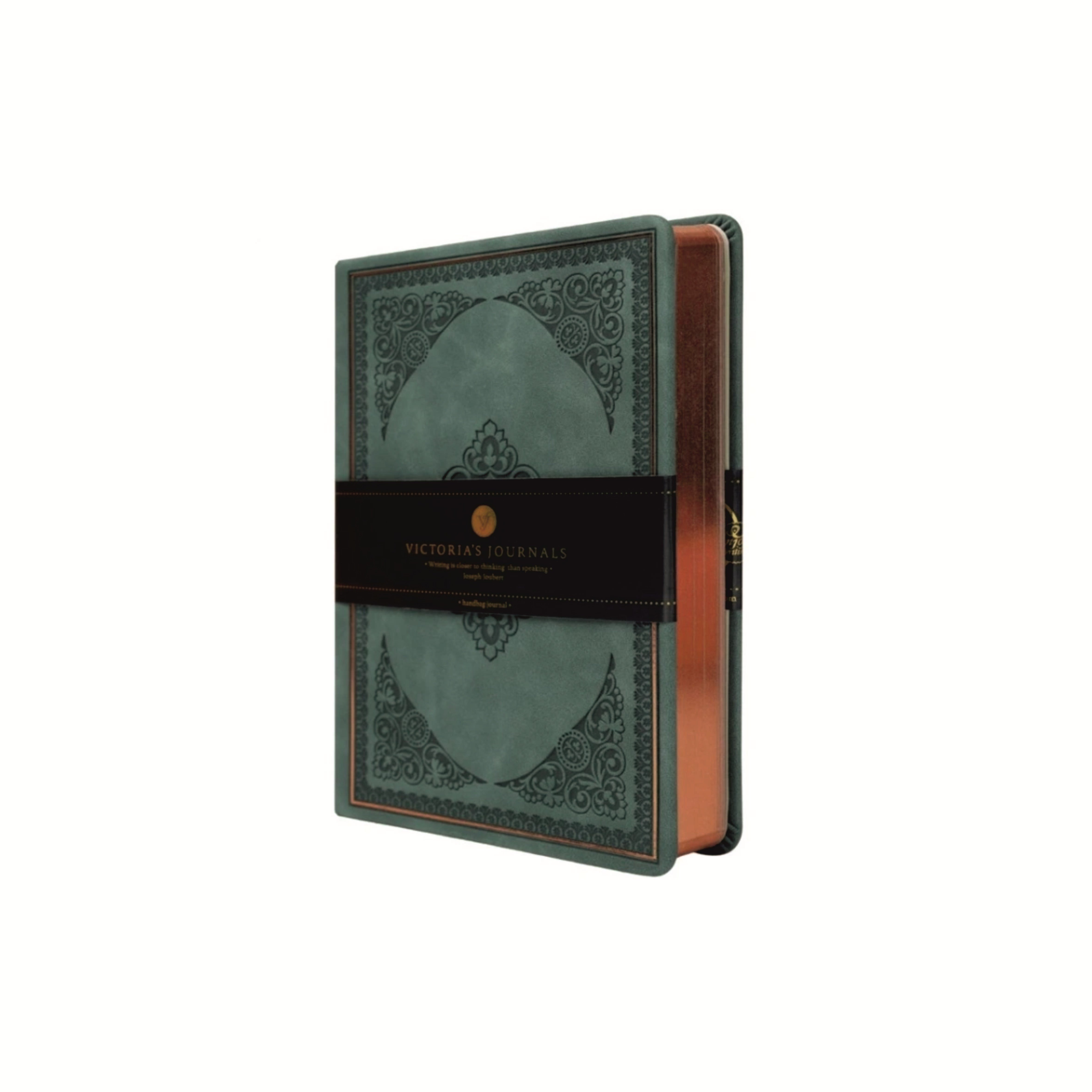 VJ VİNTAGE OLD BOOK DEFTER 12*17 128YP.K.YEŞİL