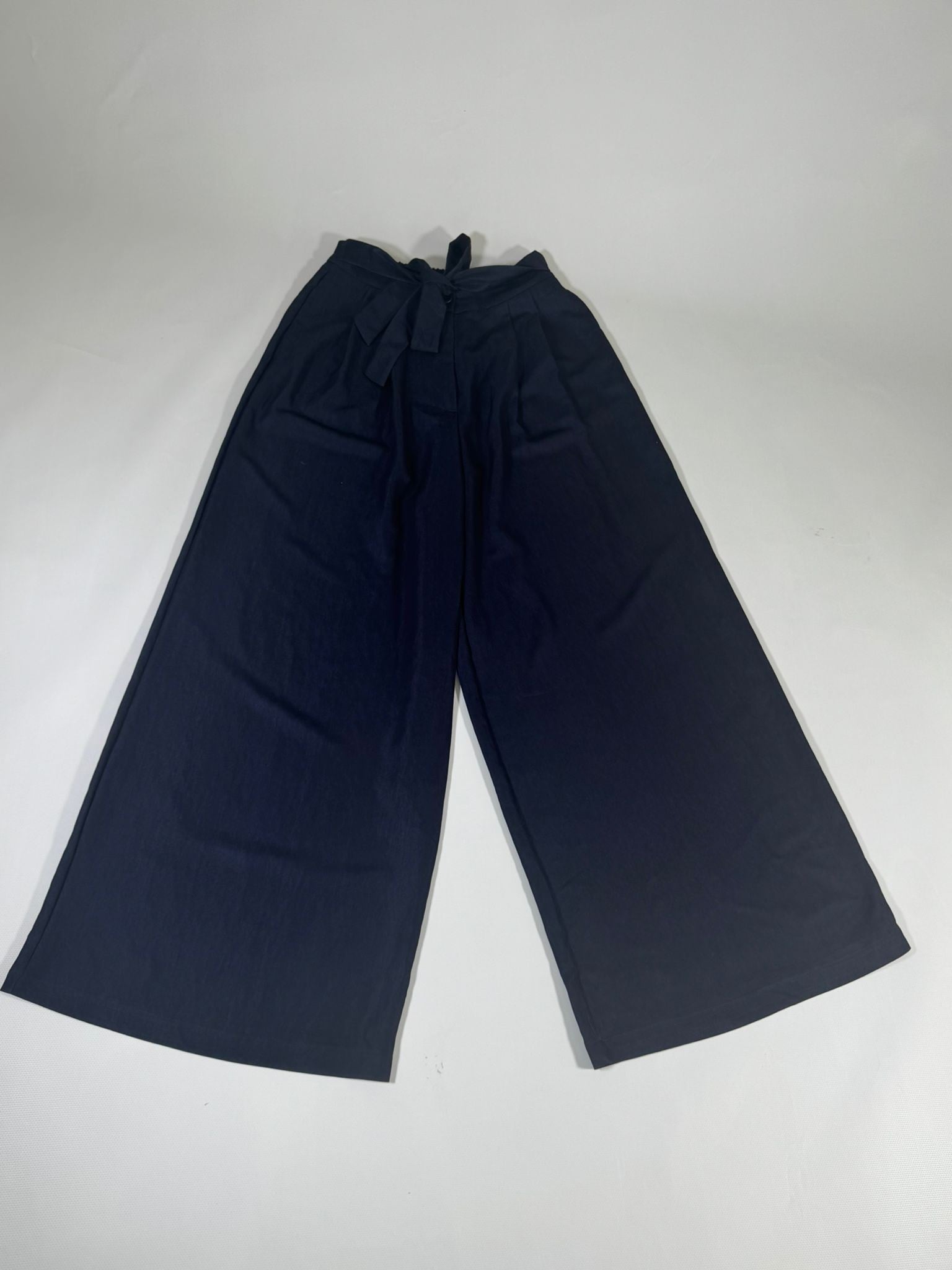 İKOLL Noira Denim Görünümlü Palazzo Pantolon