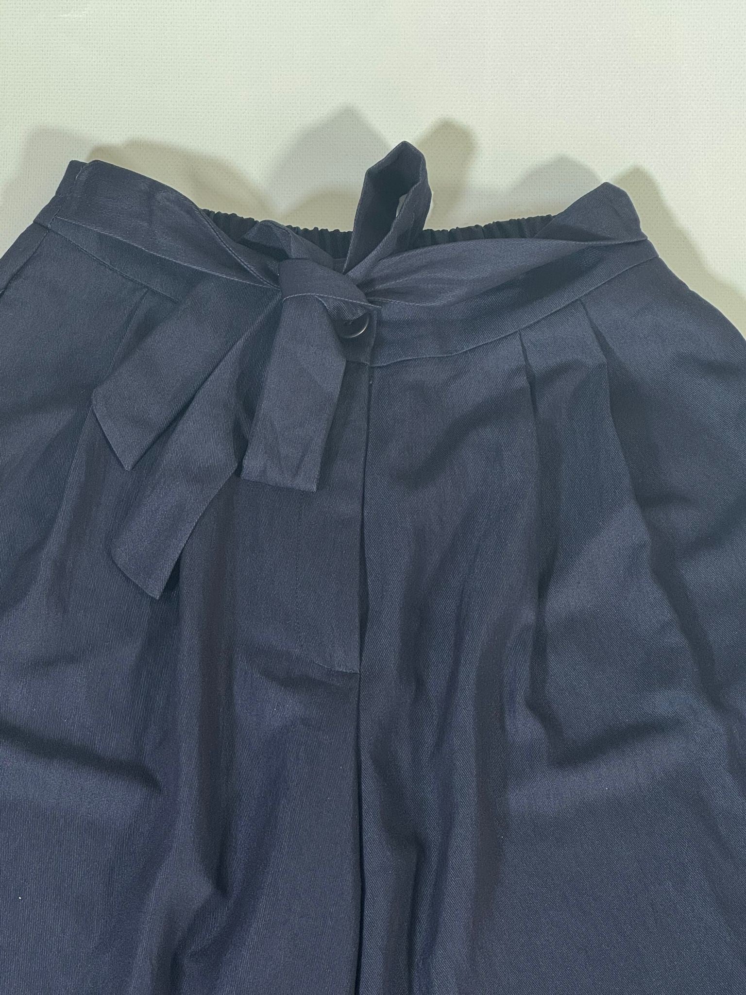 İKOLL Noira Denim Görünümlü Palazzo Pantolon