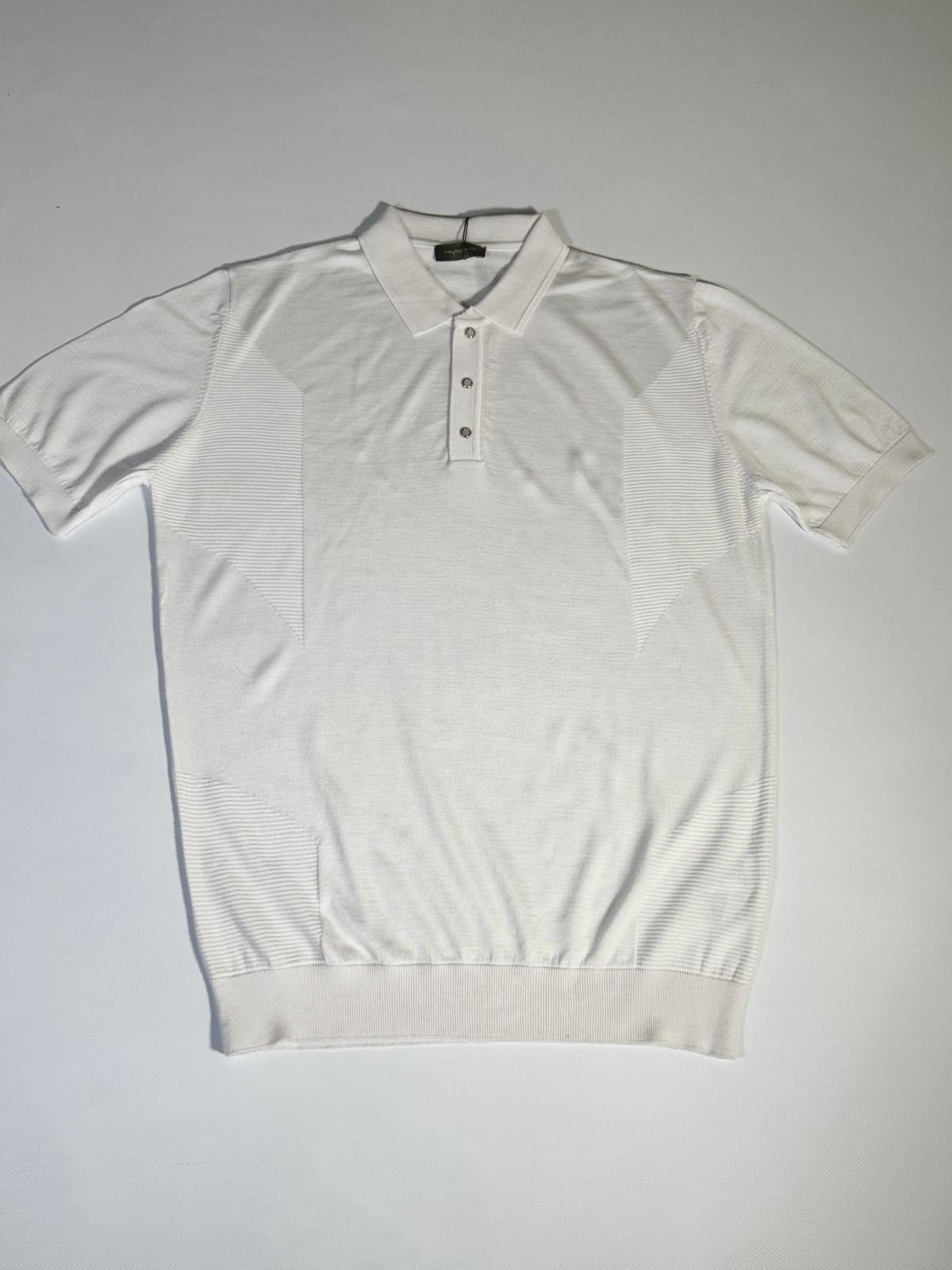 Laduren Lumera Tencel Knit Polo Yazlık Triko-EKRU