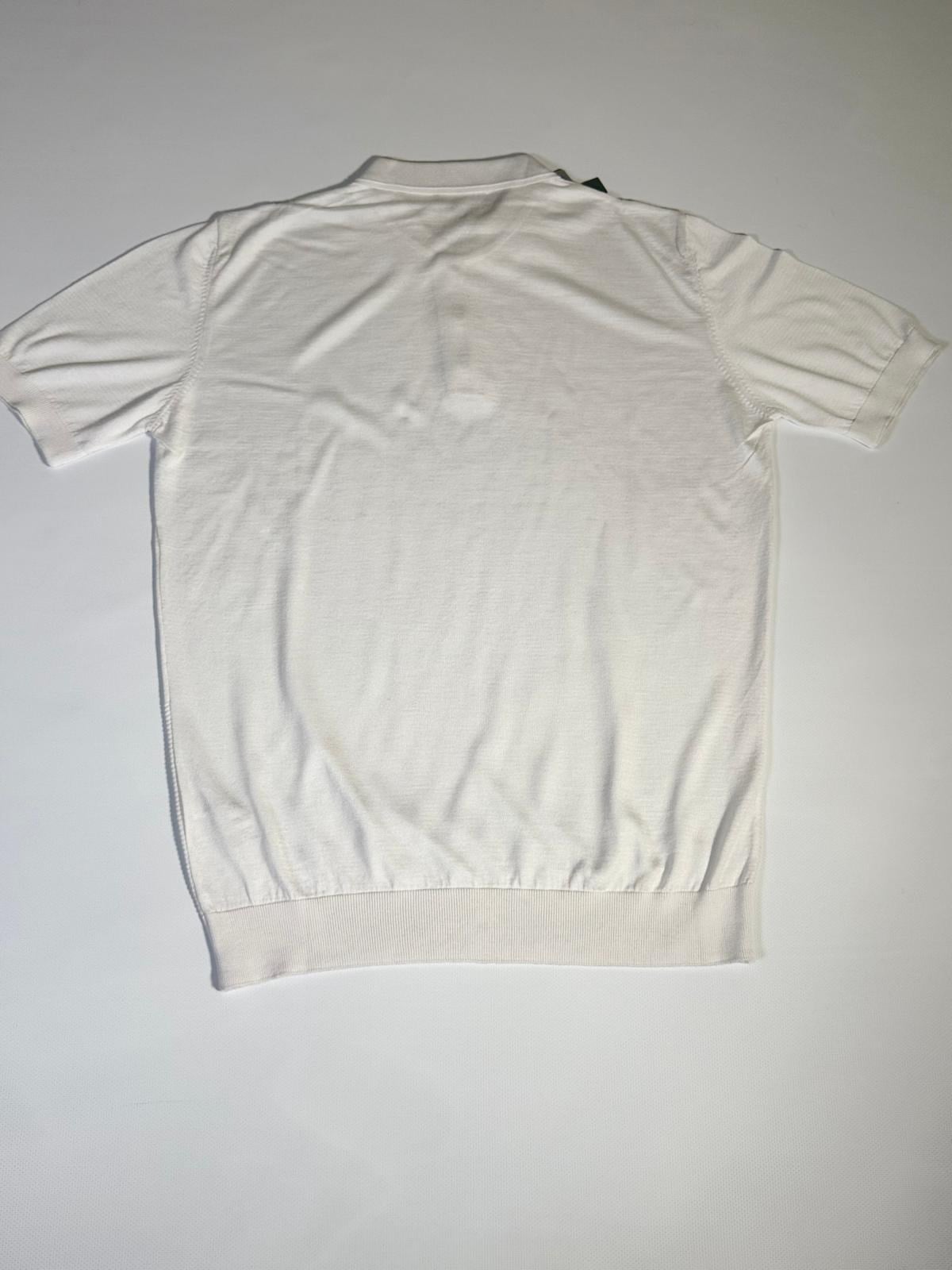 Laduren Lumera Tencel Knit Polo Yazlık Triko-EKRU