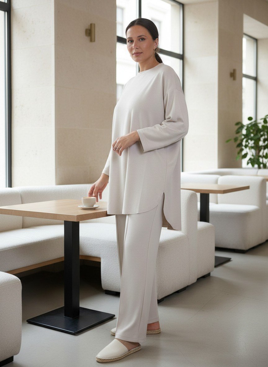 Laduren Mireya Soft Touch Asimetrik İkili Takım-TAŞ