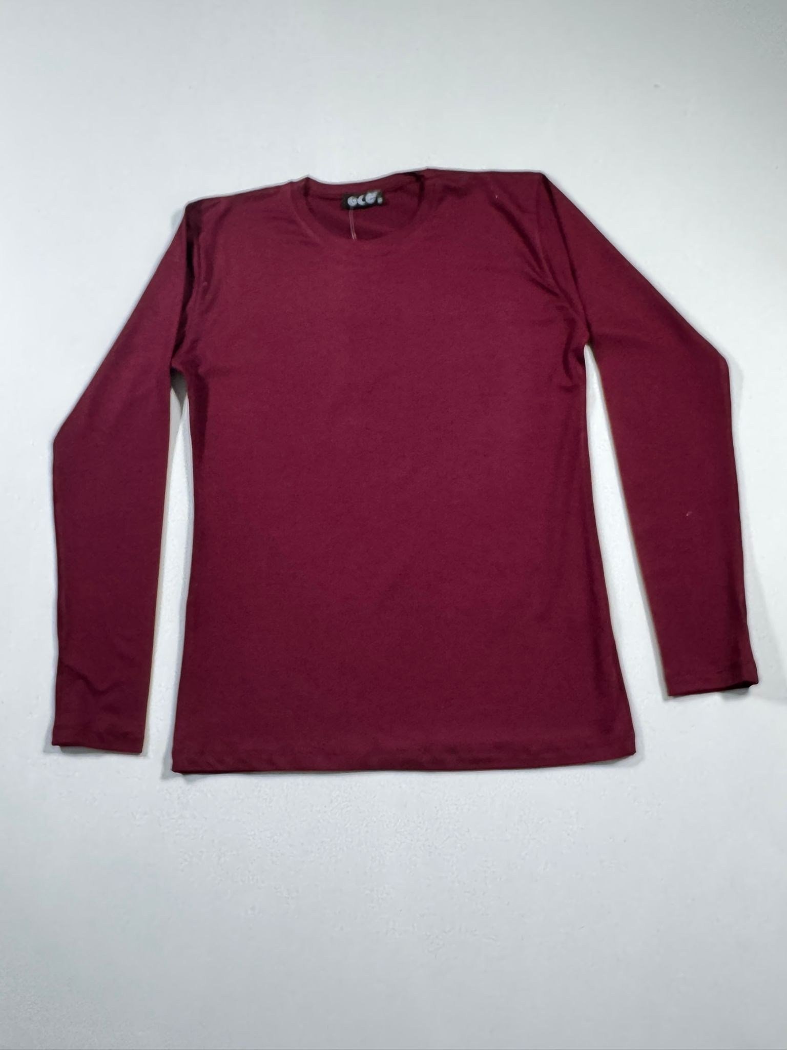 LADUREN MYREN UZUN KOL, PARMAKLI, BİSİKLET YAKA KADIN BODY BORDO