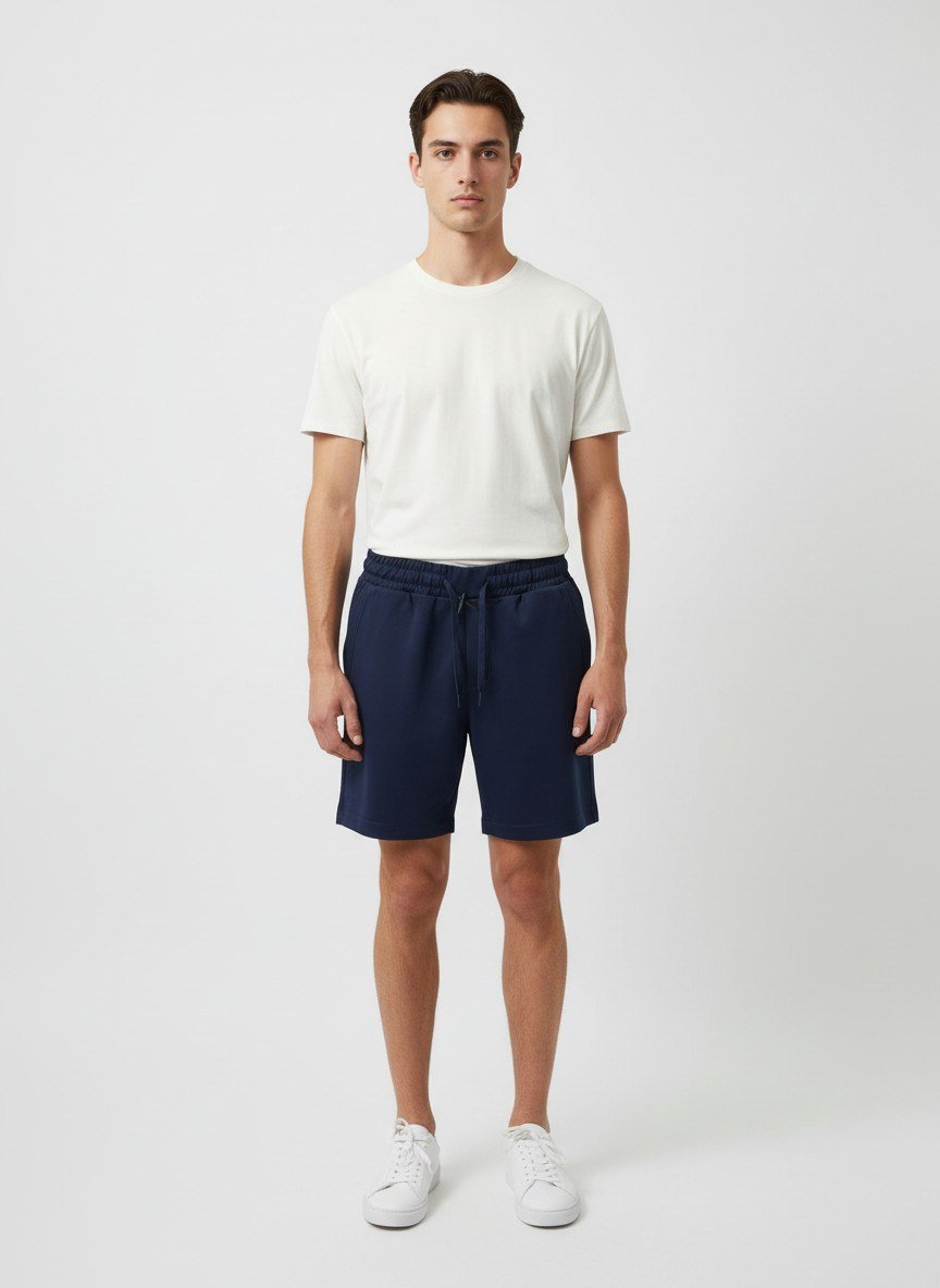 LADUREN NOX-RAYON BLEND ERKEK SHORT LACİVERT