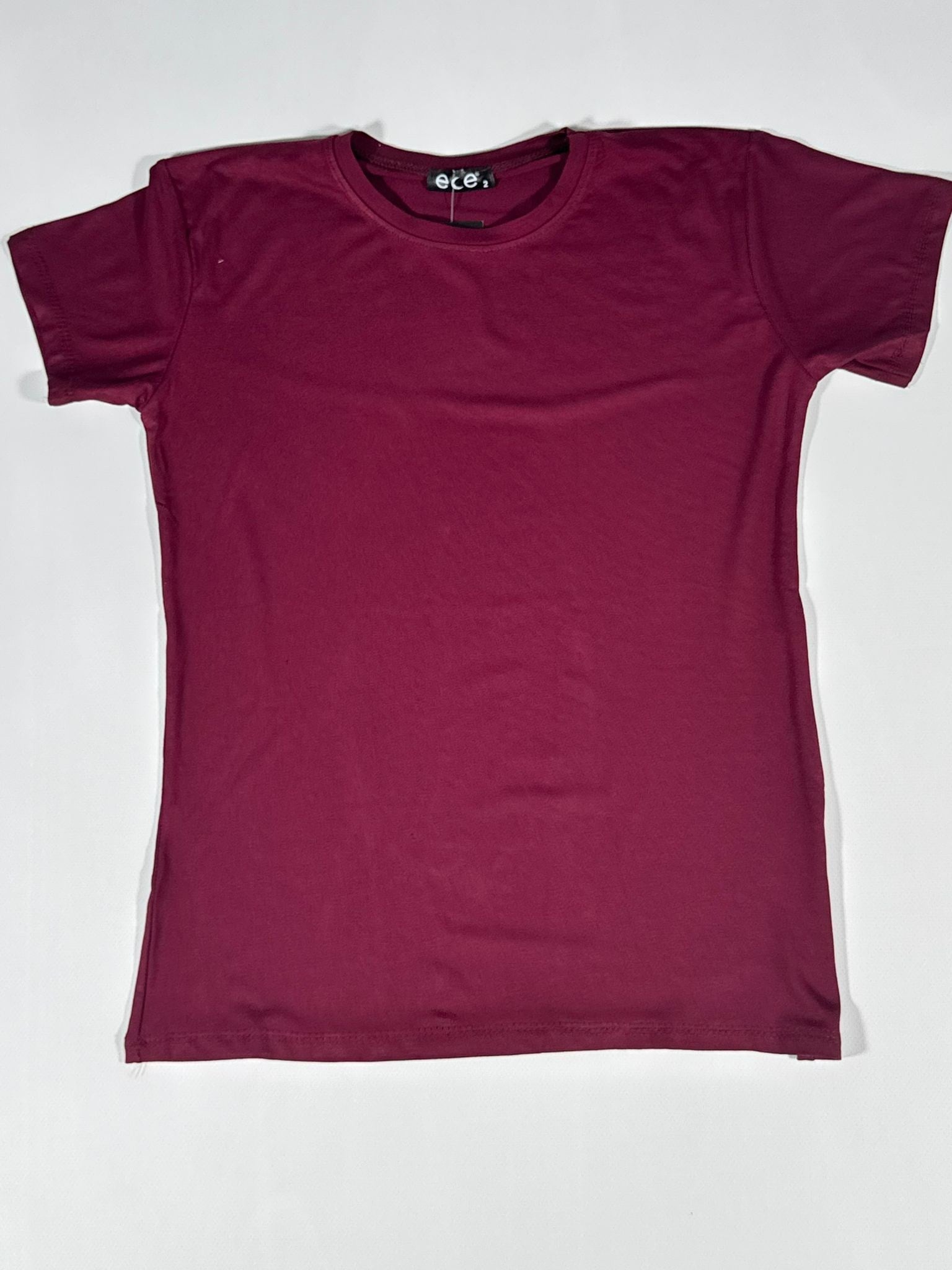LADUREN ZYRON Kısa Kol, Bisiklet Yaka Body BORDO 