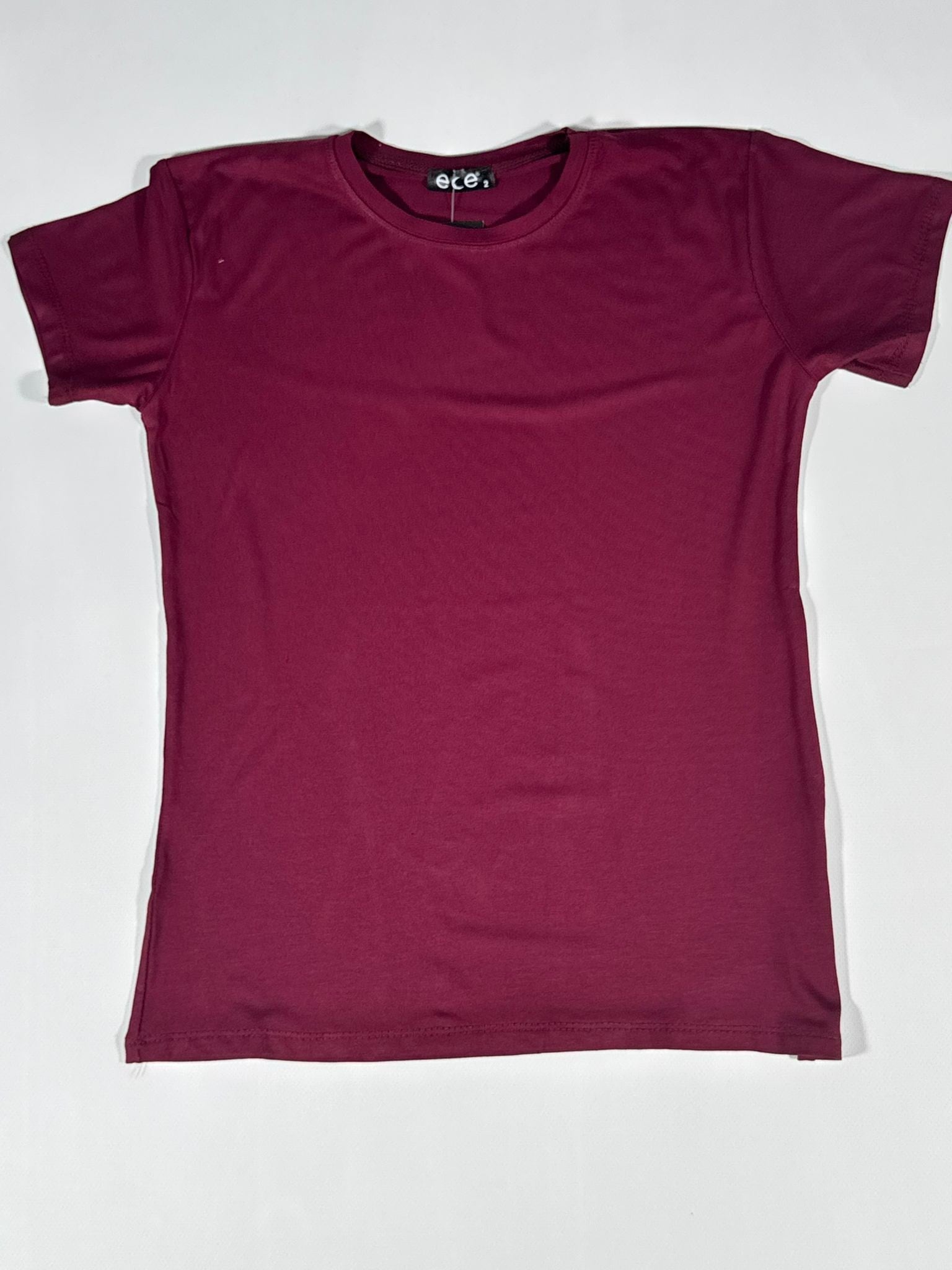 LADUREN ZYRON Kısa Kol, Bisiklet Yaka Body BORDO 