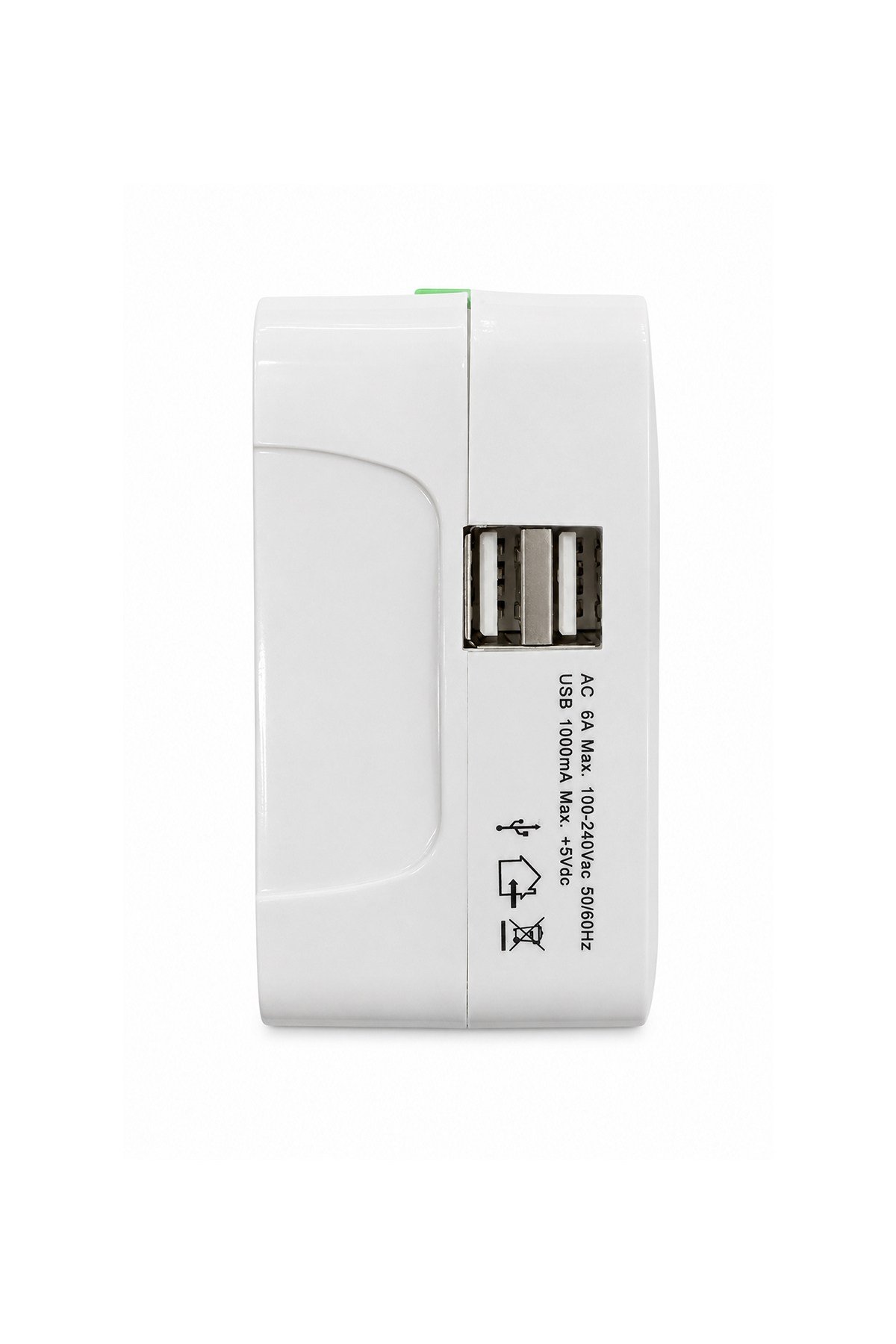 2 USB All In One Universal Seyahat Adaptörü With 1000mA USB