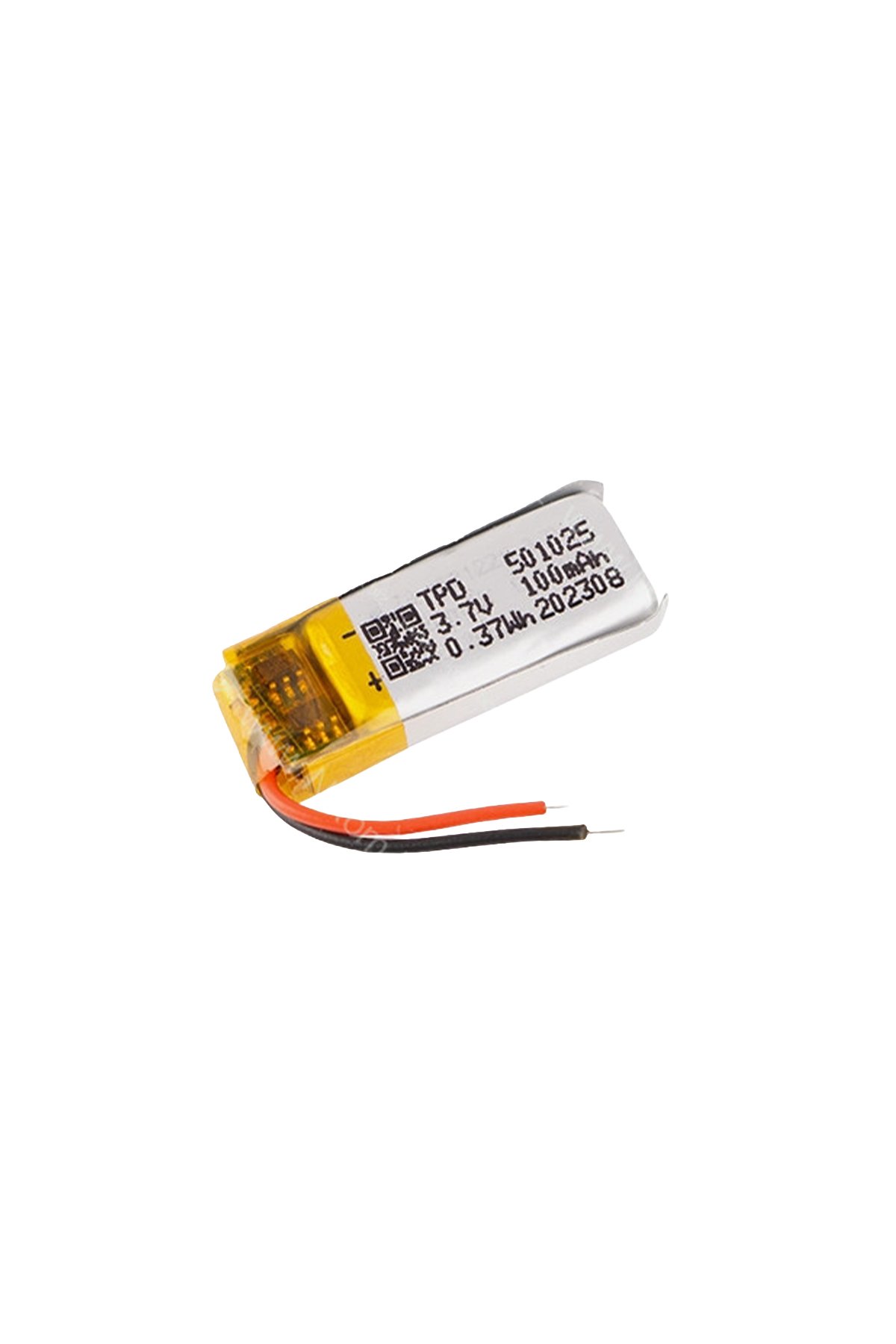 501025 100MAH LİTYUM POLİMER PİL