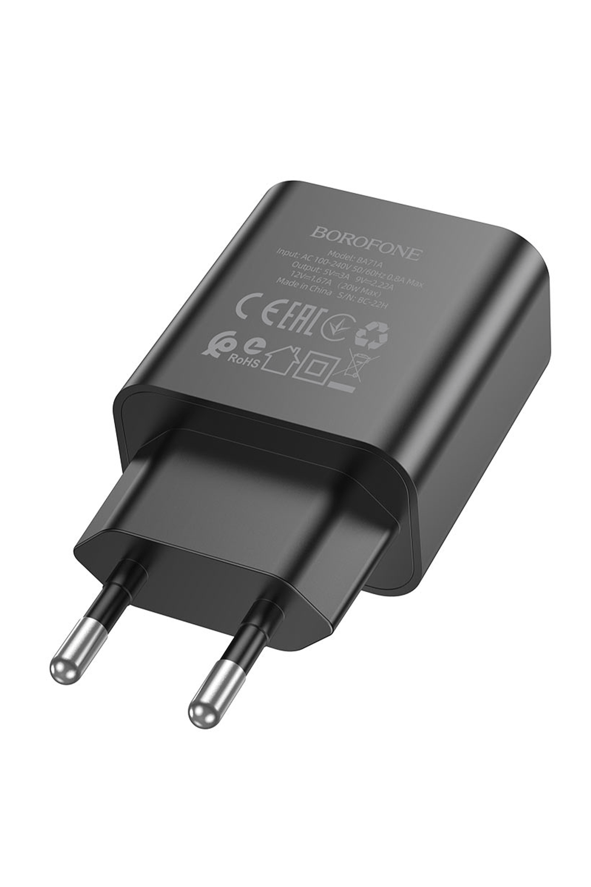 BOROFONE BA71A PD20W SİYAH ŞARJ ADAPTÖRÜ