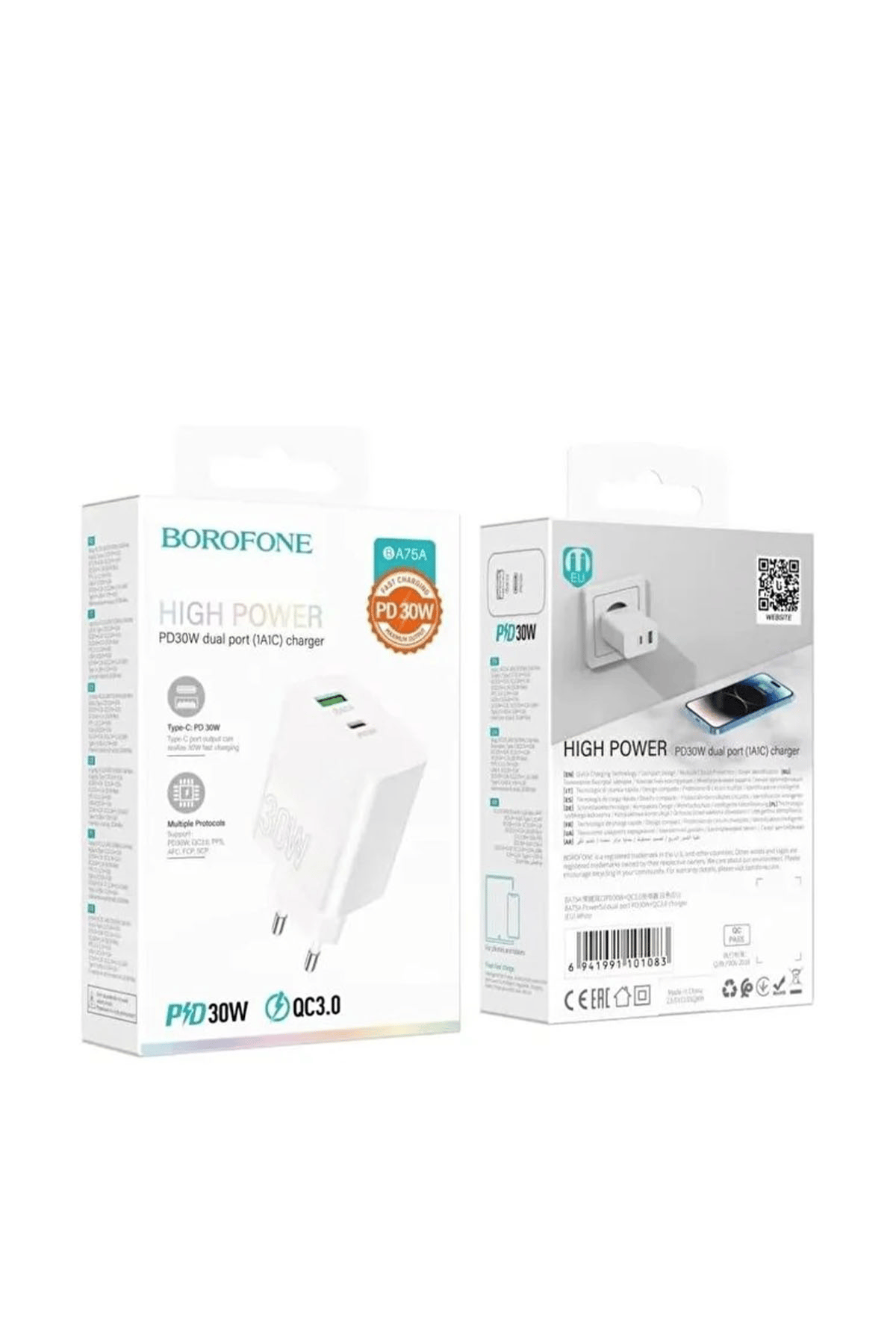 BOROFONE BA75A PD30W+QC3.0 ADAPÜ