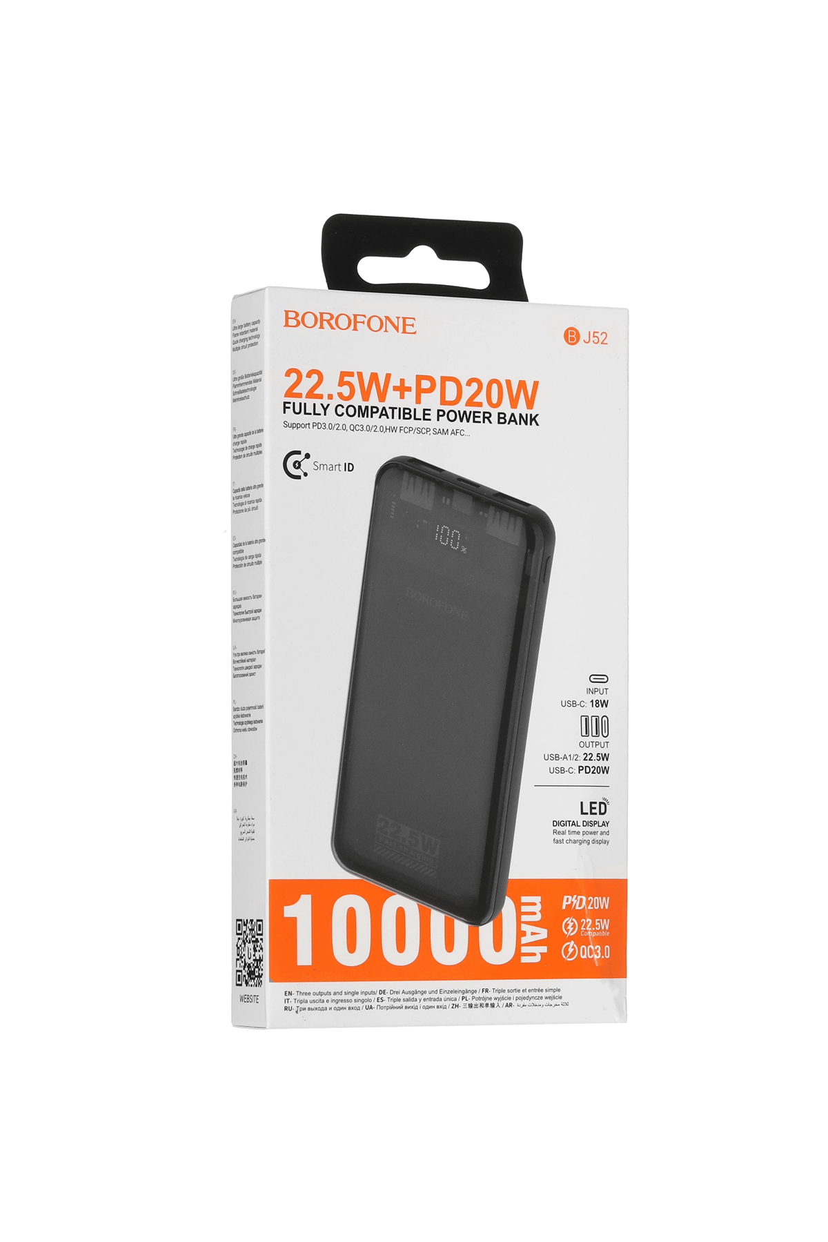 BOROFONE BJ52 22.5W+PD20W 10000MAH POWERBANK