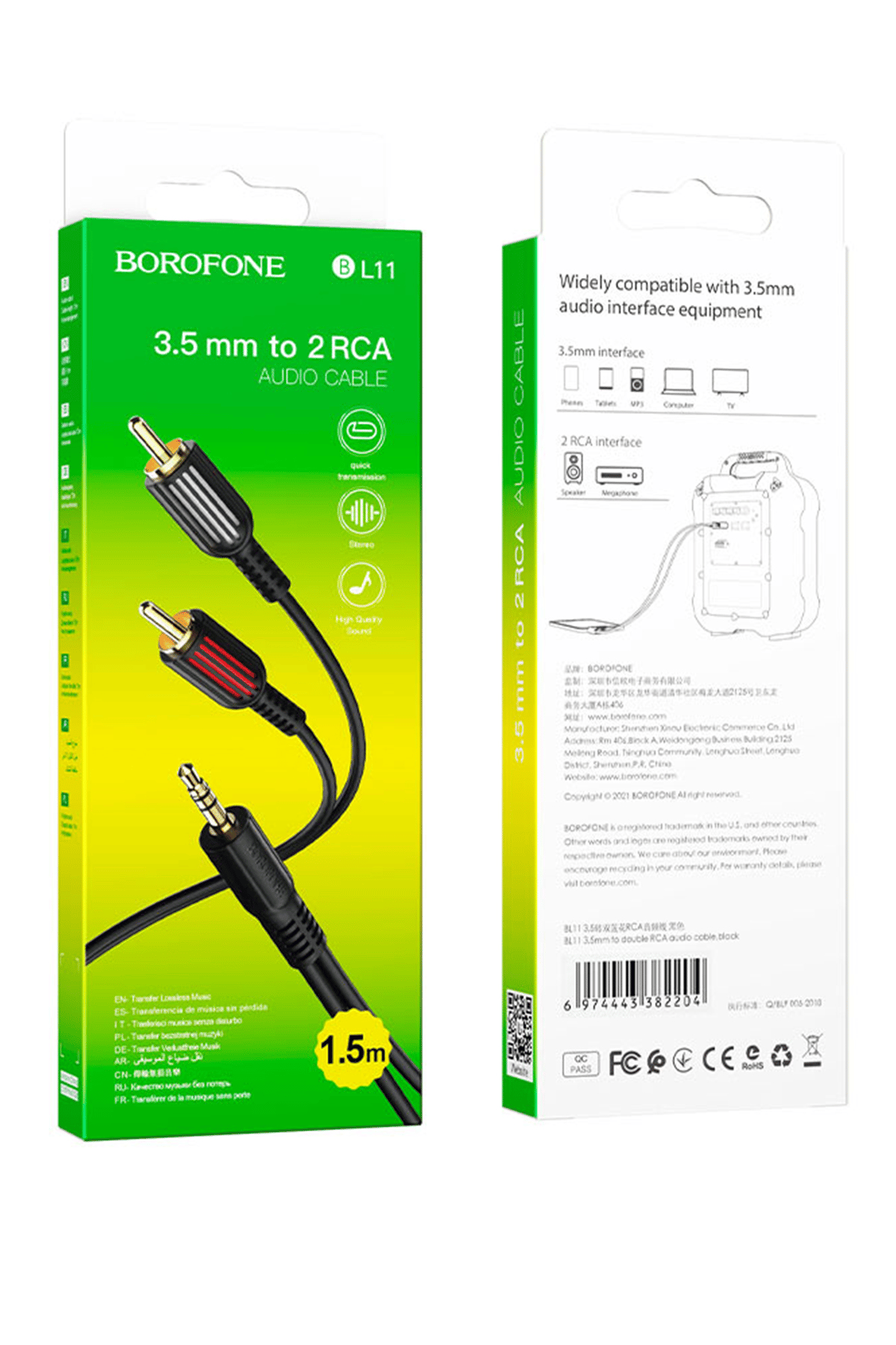 BOROFONE BL11 SES KABLO 3,5MM