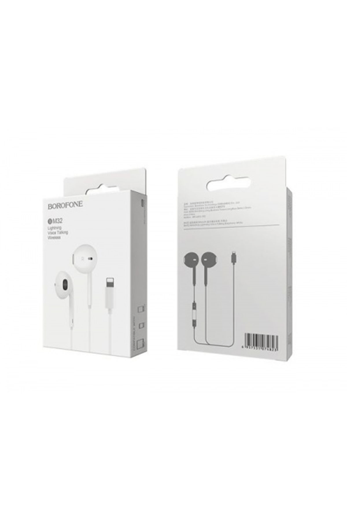 BOROFONE BM32 PLUS IP KABLOLUKULAKİÇİ KULAKLIK BEYAZ