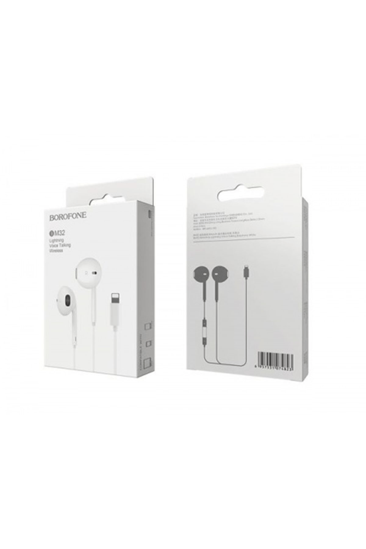 BOROFONE BM32 PLUS IP KABLOLUKULAKİÇİ KULAKLIK BEYAZ