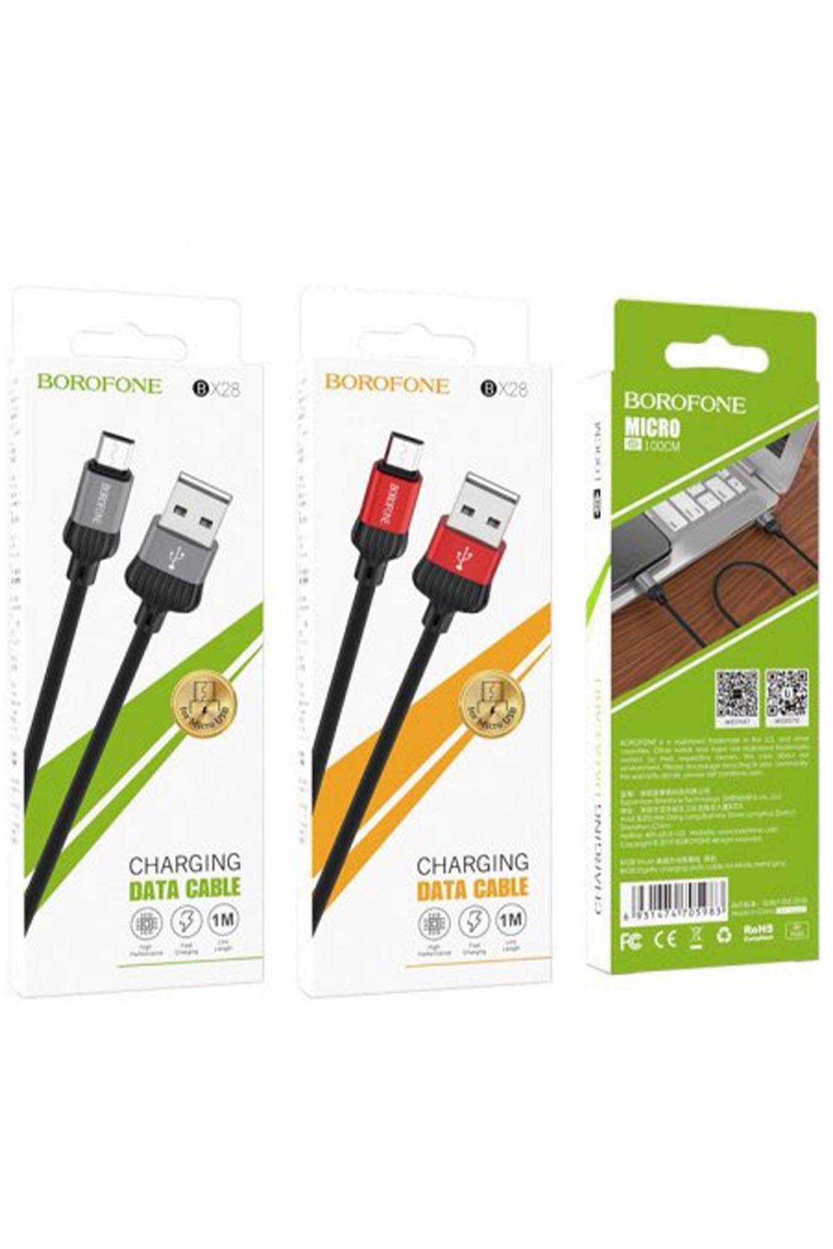BOROFONE BX28 GRİ MİKRO KABLO