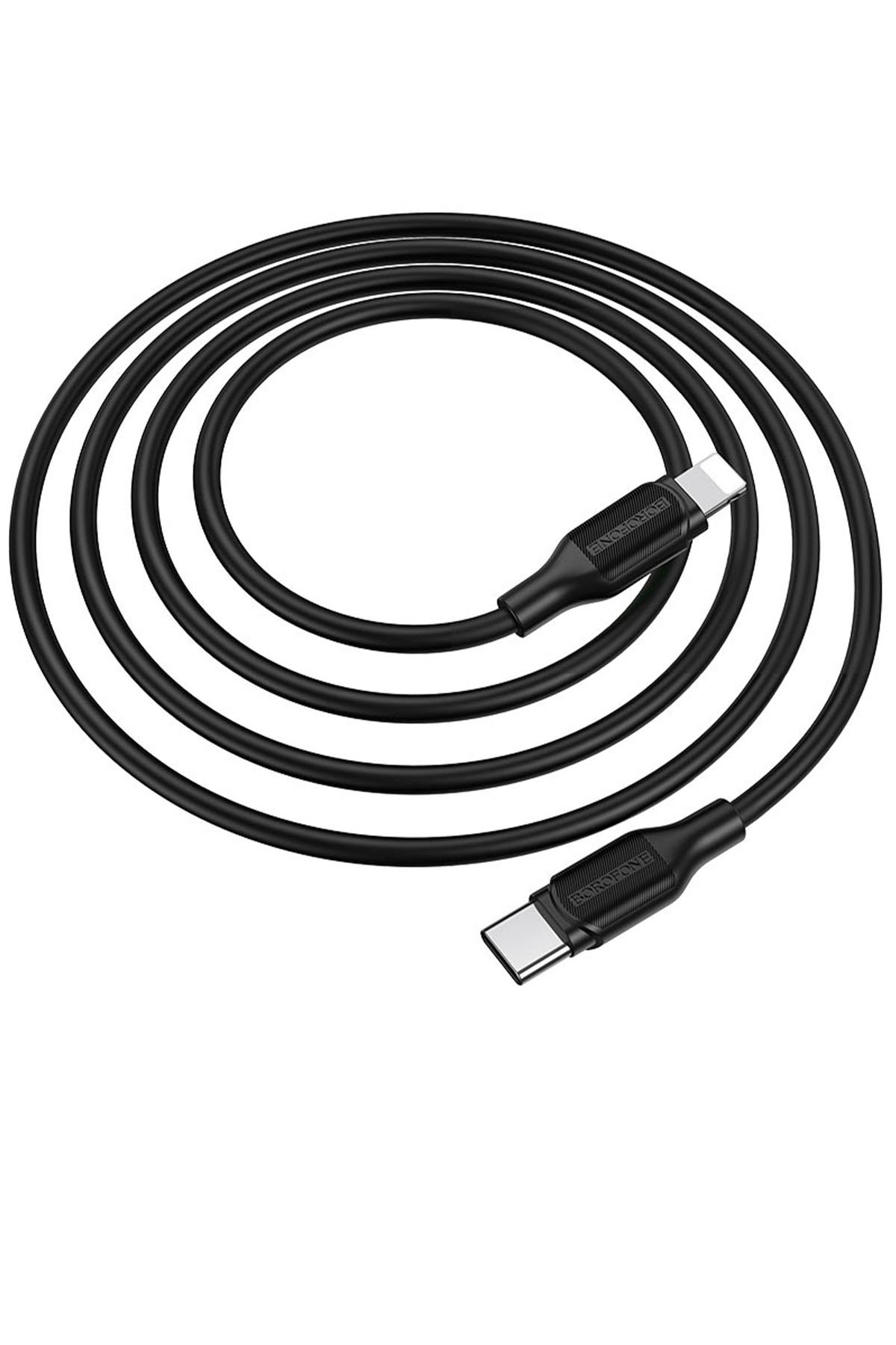 BOROFONE BX42 TYPE-C TO LİGHTNİNG SİYAH