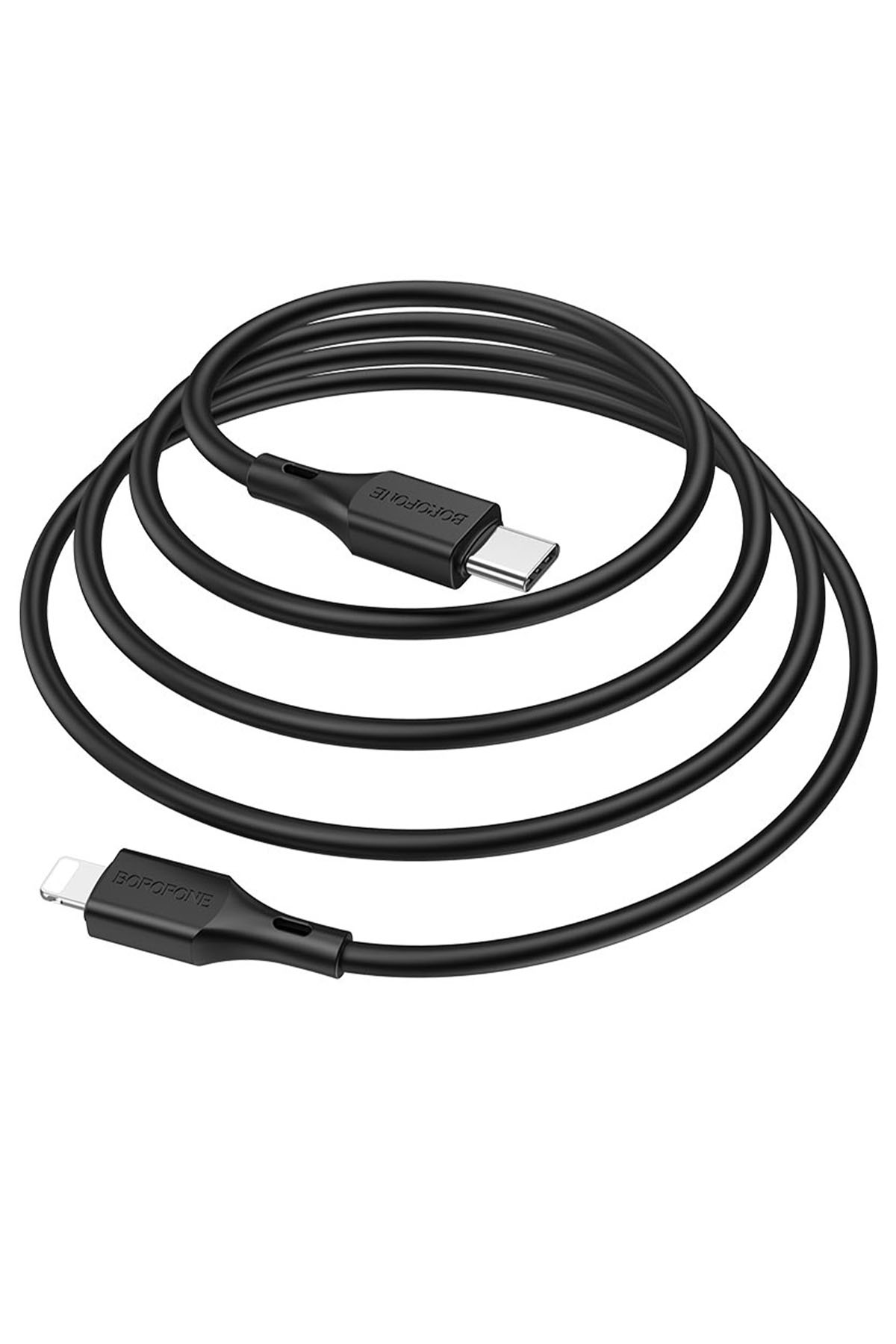 BOROFONE BX49 SİYAH TYPE-C TO LİGHTNİNG KABLO