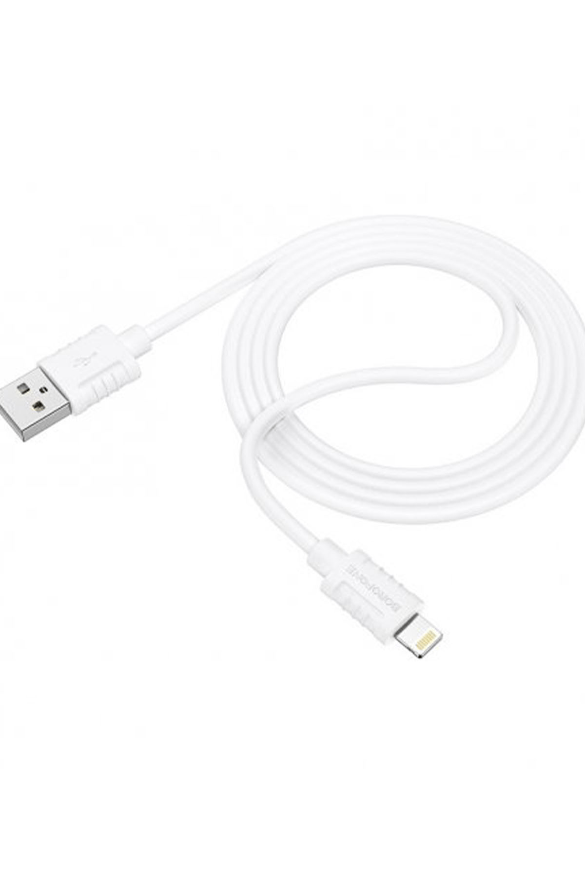 BOROFONE BX52 İOS DATA ŞARJ KABLOSU BEYAZ