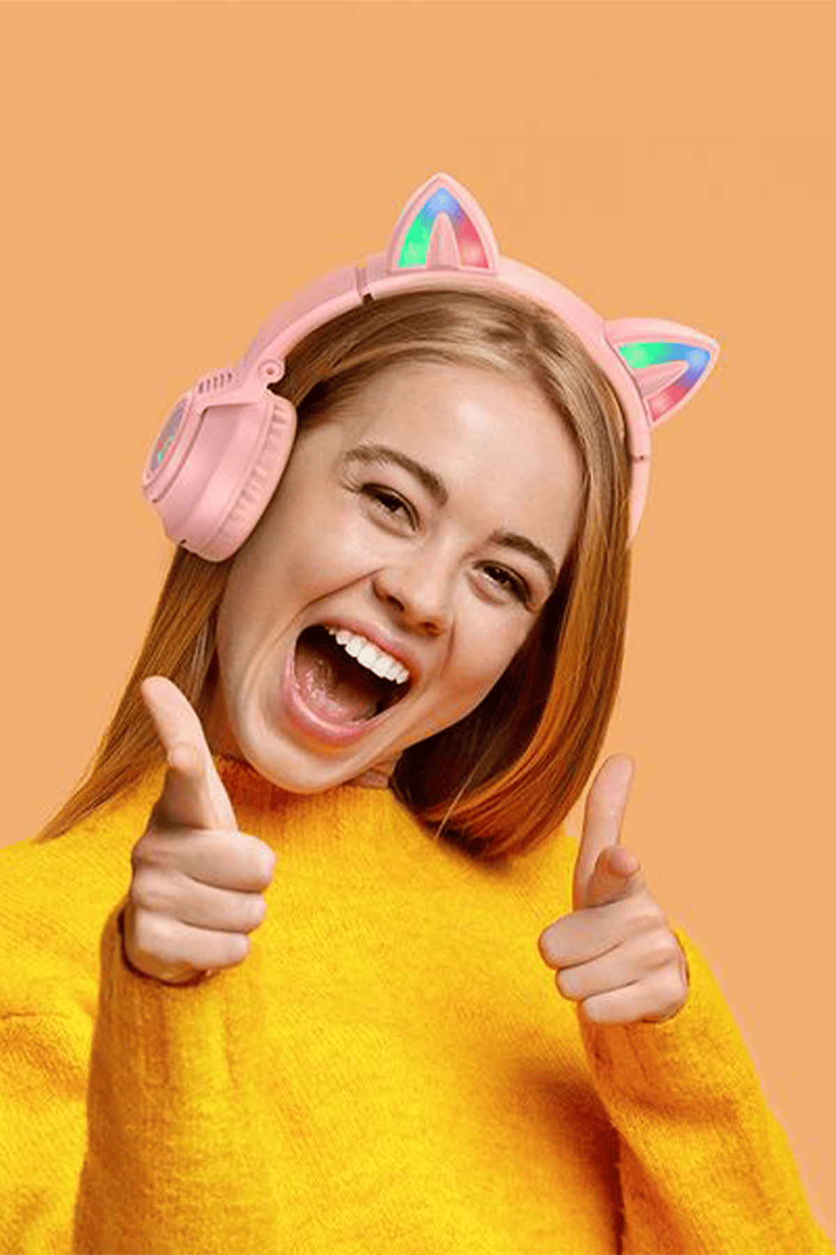 BOROFONE CAT EAR BO18 PEMBE