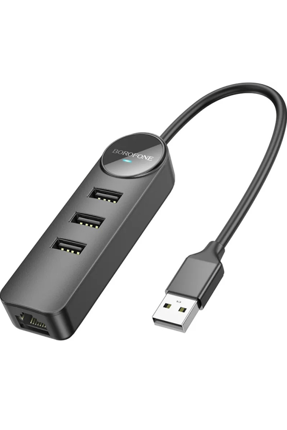 BOROFONE DH6 4İN1 2.0 USB TO USB 100MBPS ETHERNET ADAPTÖR