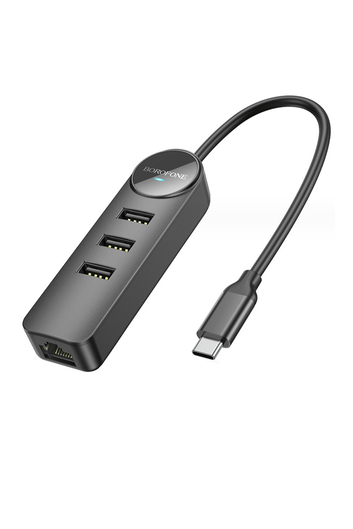 BOROFONE DH6 4İN1 3.0 TYPE-C TO USB 100MBPS ETHERNET ADAPTÖR