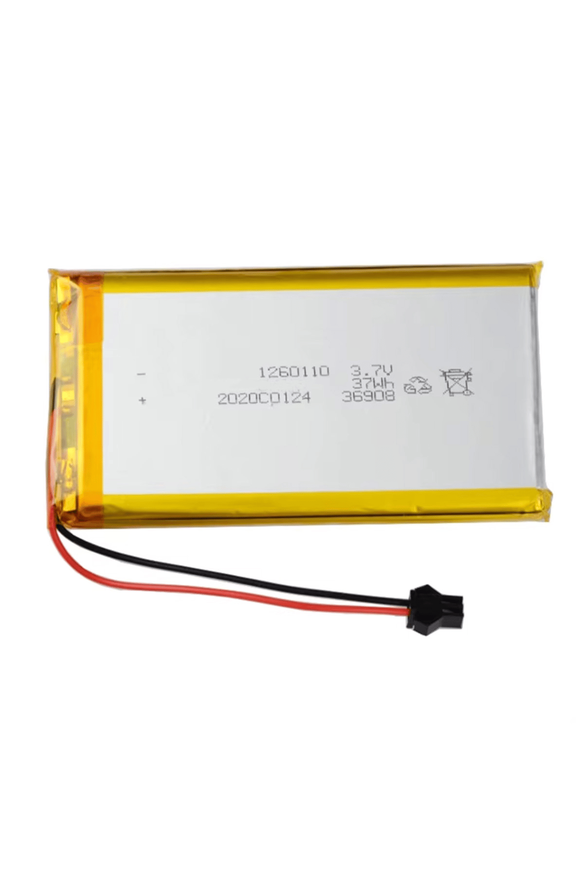 EF-1260110 3.7V 10.000mAh Powerbank ve Tablet Lityum Polimer Pil