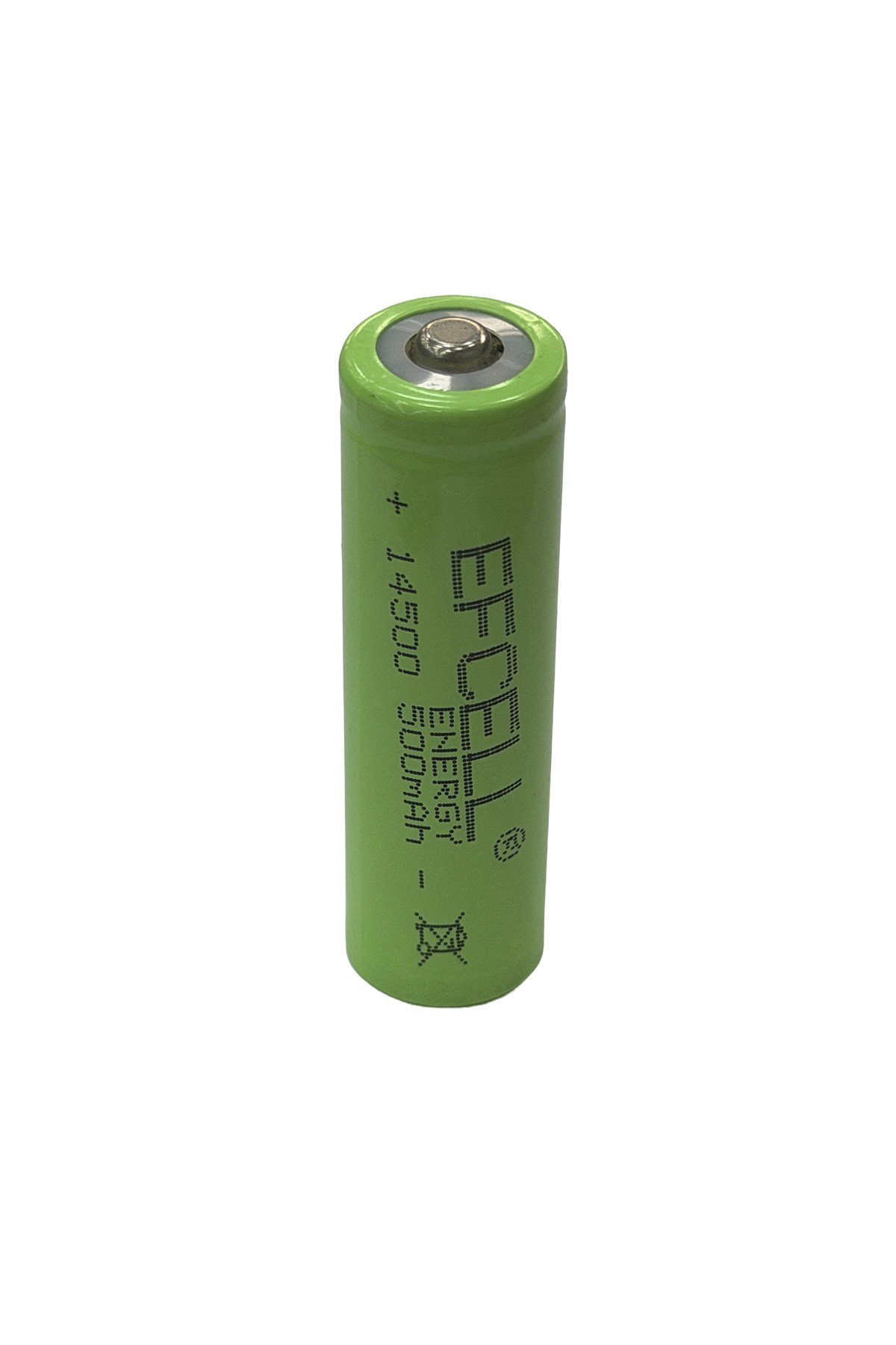 EF-14537B 14500 3.2V 600mAh LiFePO4 Kablolu Şarj Edilebilir Pil