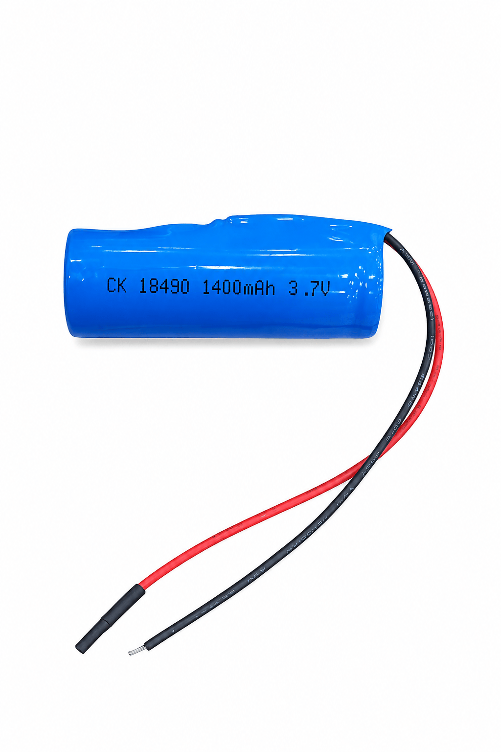 EF-18490 18490 3.7V 1400mAh Düz Kafa Şarj Edilebilir Li-ion Pil