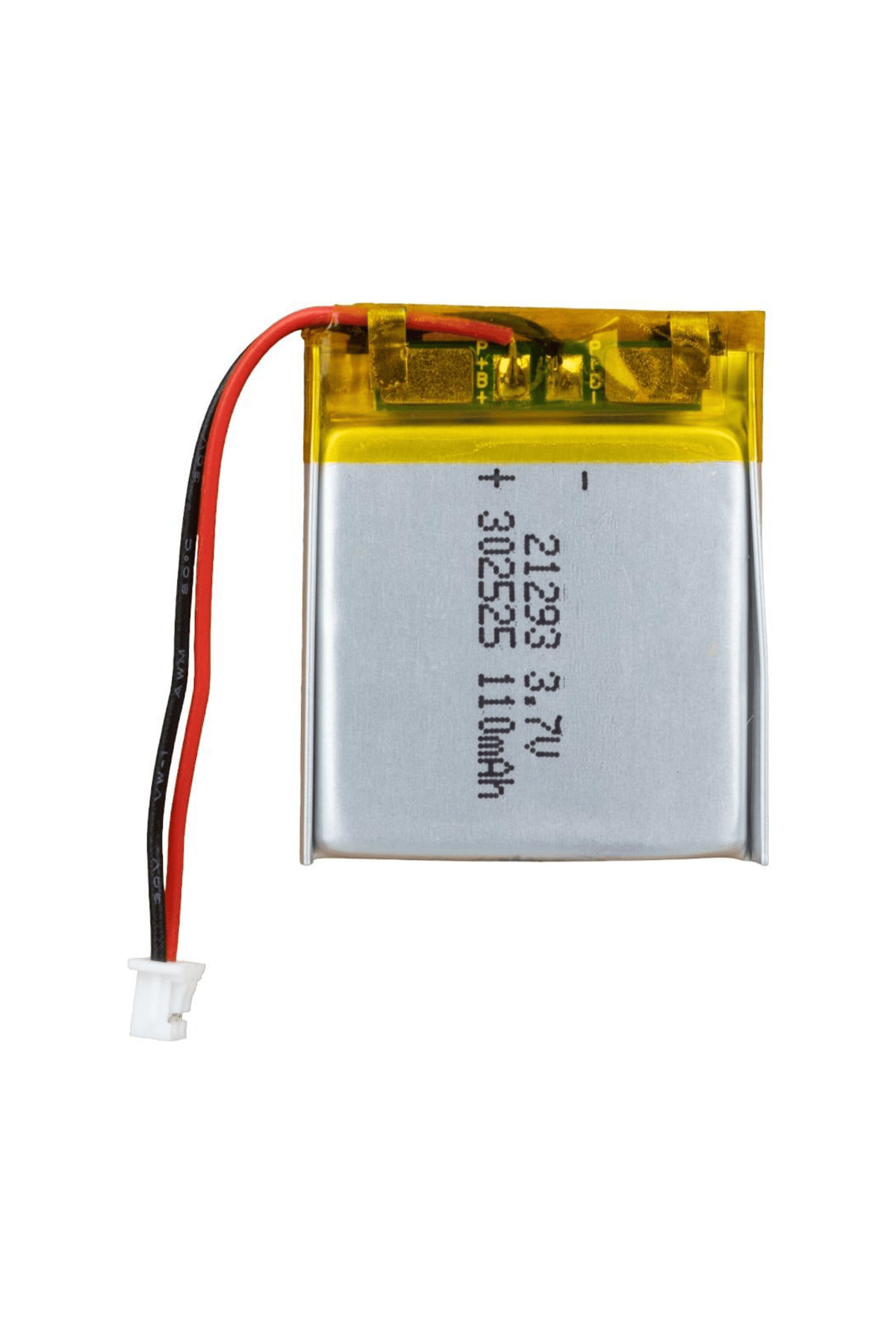Lityum Polimer Pil 3.7V 110mAh Çok Amaçlı Soketli Batarya 302525