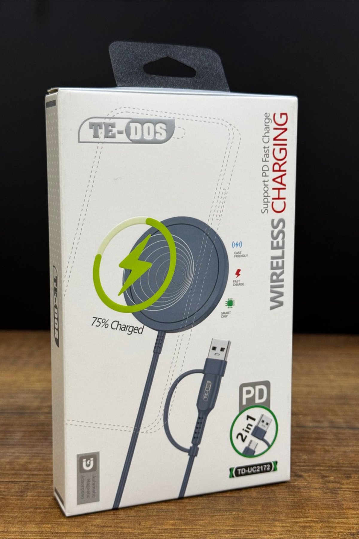 TD-UC2172 PD 2İN1 WİRELESS ŞARJ
