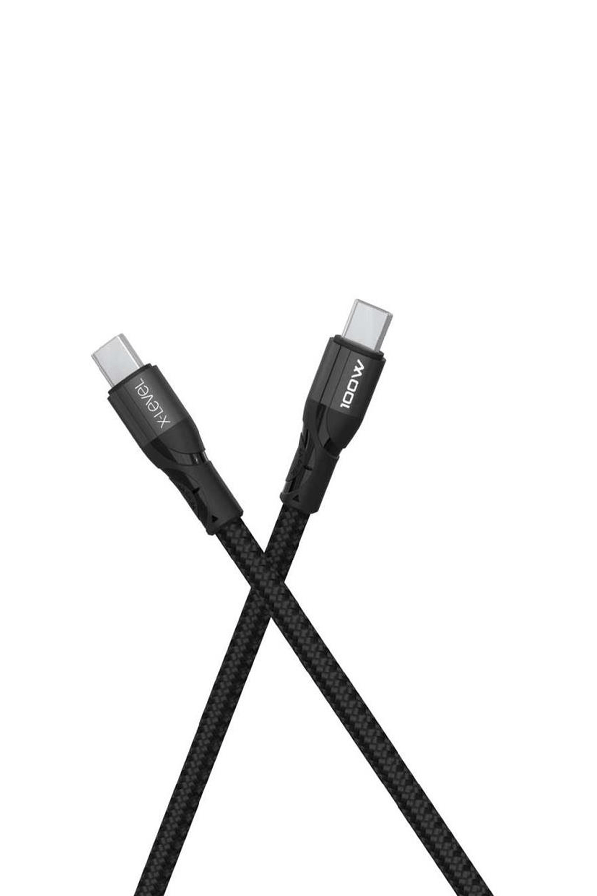 X-LEVEL XCC8990 100W TYPE-C TO TYPE-C ŞARJ KABLOSU SİYAH