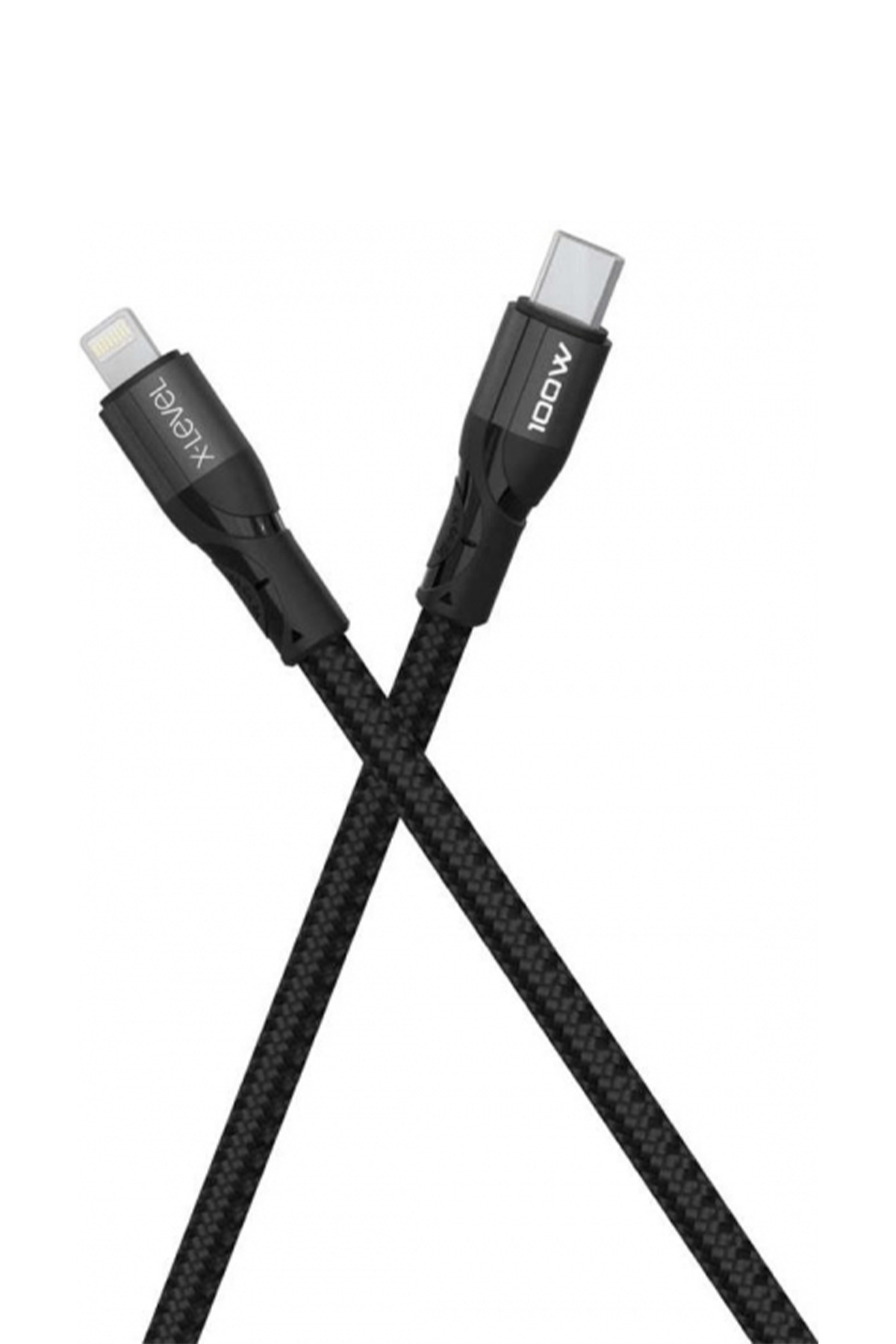 X-LEVEL XCC8991 27W TYPE-C TO İOS ŞARJ KABLOSU SİYAH