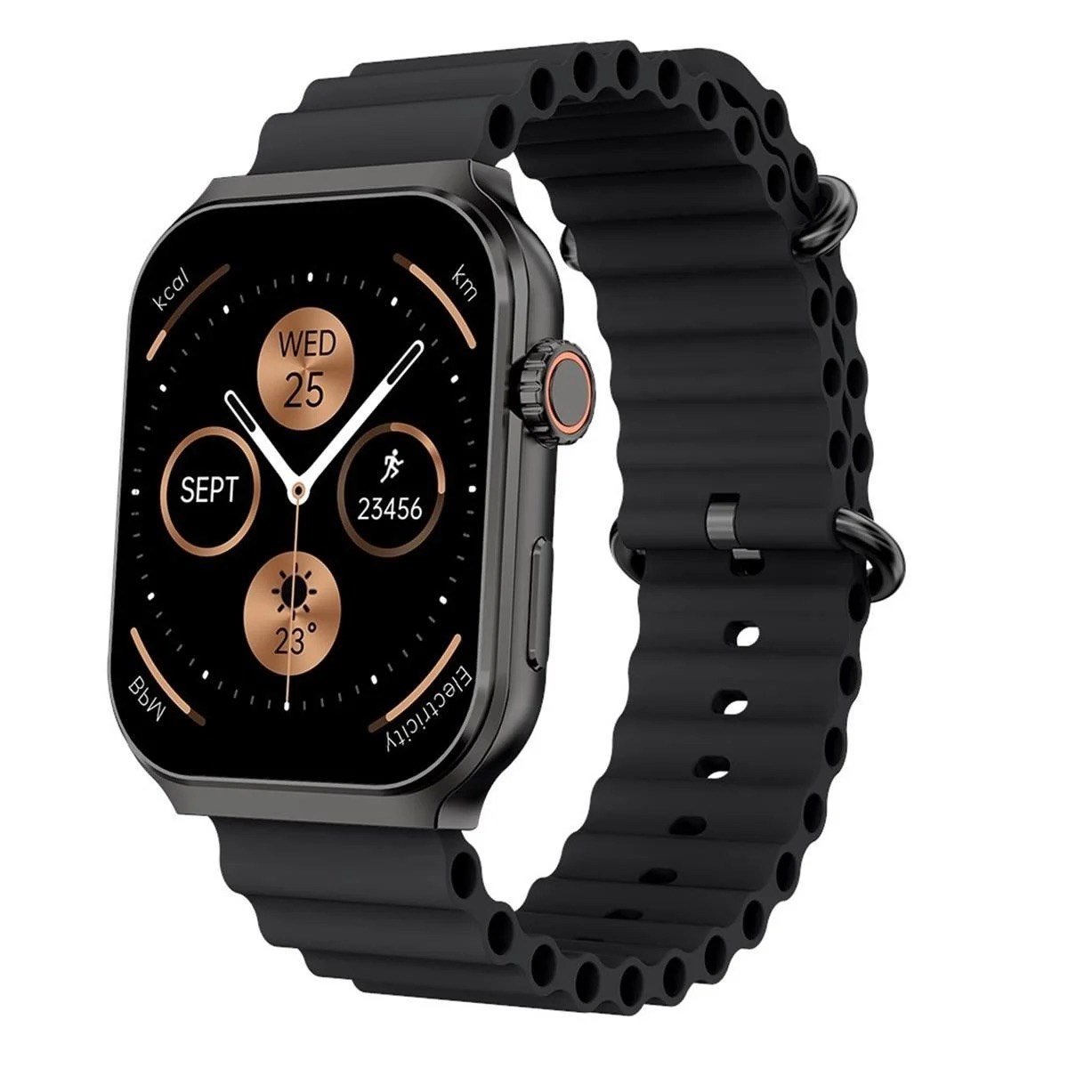 XW8012 IPS Ekranlı IP66 Sertifikalı Suya Dayanıklı Apple Android Uyumlu X-WearSmart Akıllı Saat