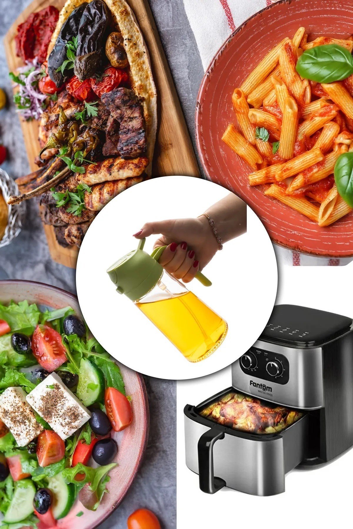 600 ml Sprey Ve Normal Dökme Yağdanlık Limon Sirke Sos Vs Püskürtücü Çok Amaçlı Cam Sprey Şişe