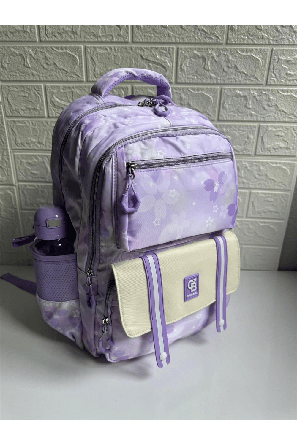 Color Bags Çok Bölmeli Şık Tasarım Okul Sırt Çantası