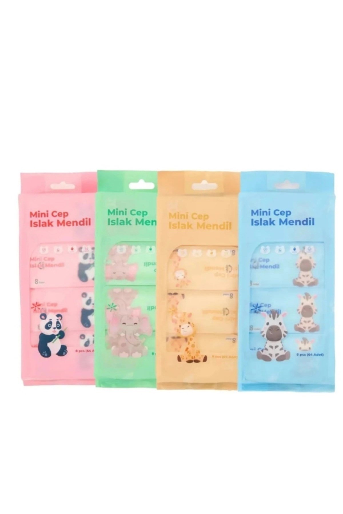 Mini Islak Cep Mendil 4 Paket 8x4 32Li