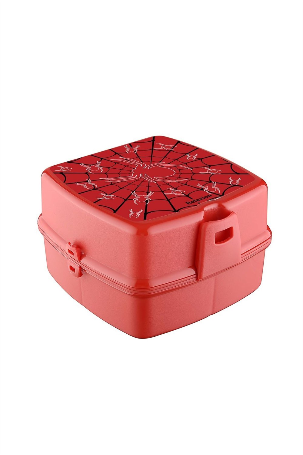 Relaxion 4 Bölmeli Kendinden Kaşık Çatallı Kilitli Beslenme Kutusu - Yemek Saklama Kabı - Lunch Box