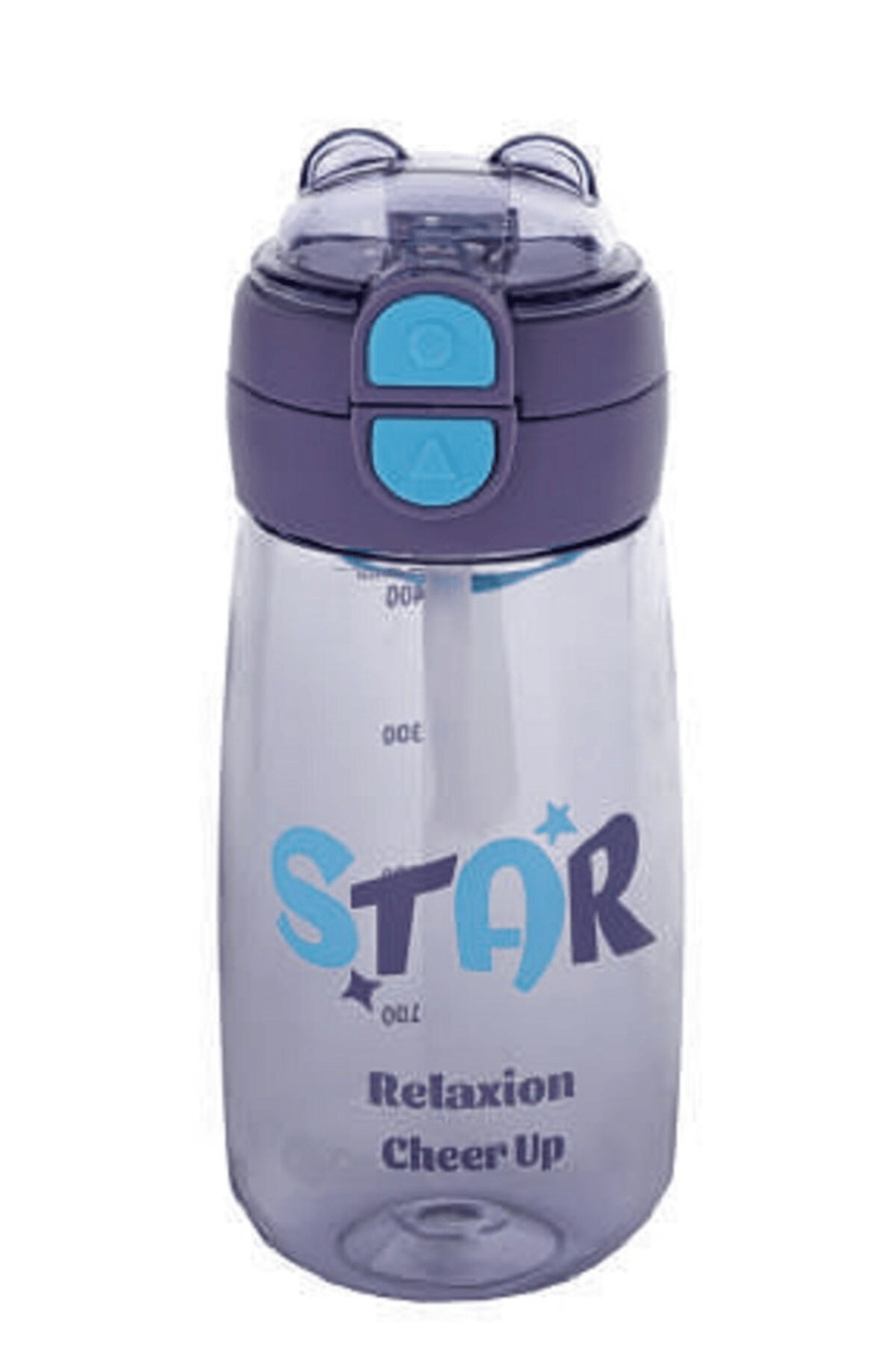 Relaxion Gıda İle Temasa Uygun BPA İçermez 580 Ml Pipetli Kilit Sistemli Suluk Matara