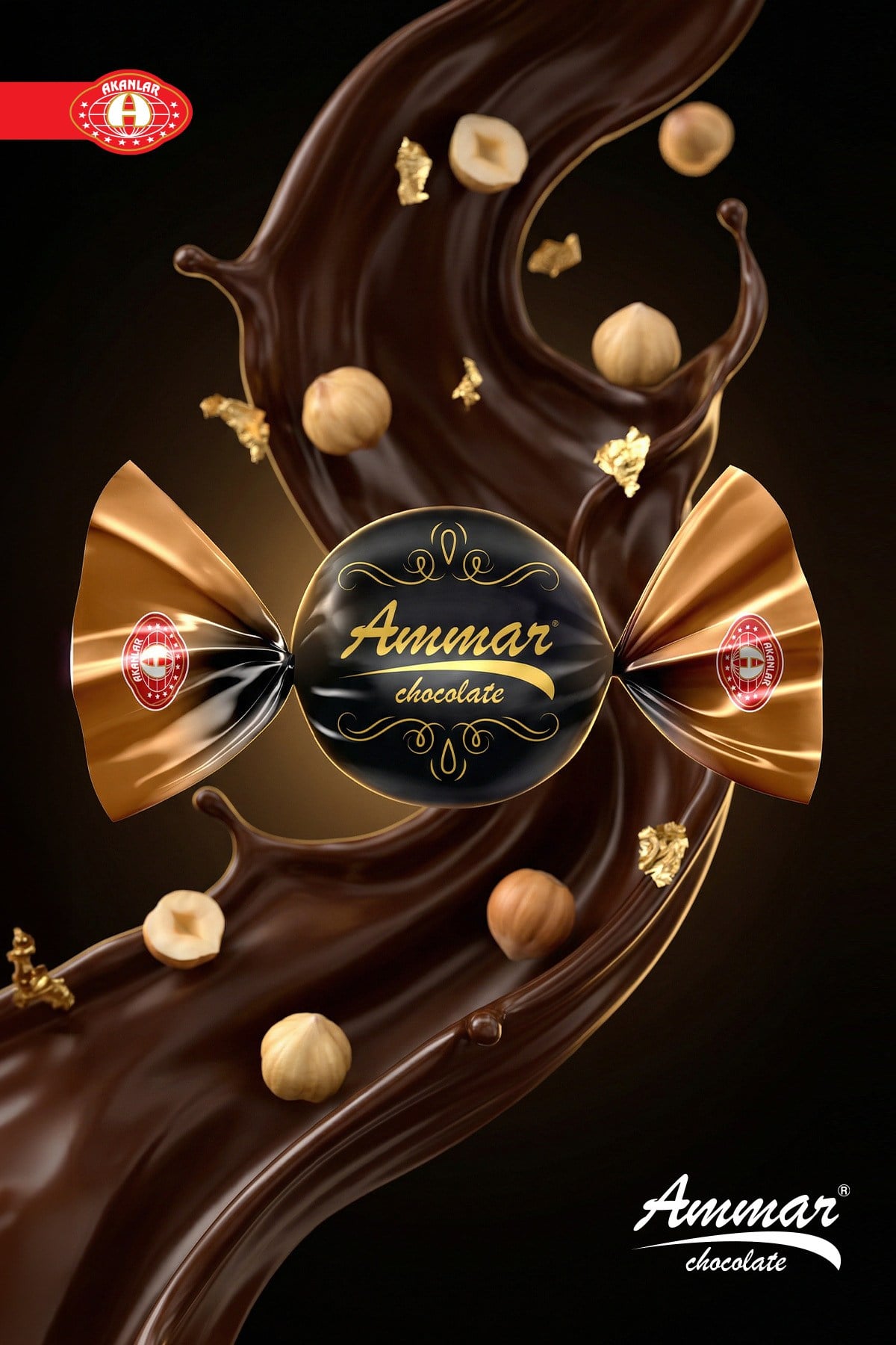 500 GR, Fındık Krema İç Dolgulu, %25 Kakao'lu, Bitter Çikolata Kaplamalı, Glutensiz, İkramlık,