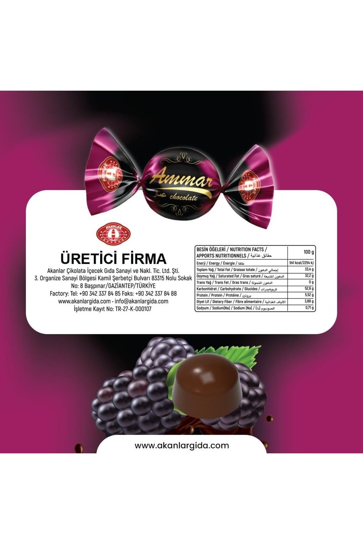 900 GR, Dut İç Dolgulu %20 Kakao'lu, Bitter Çikolata Kaplamalı, Glutensiz, Bayramlık, İkramlık