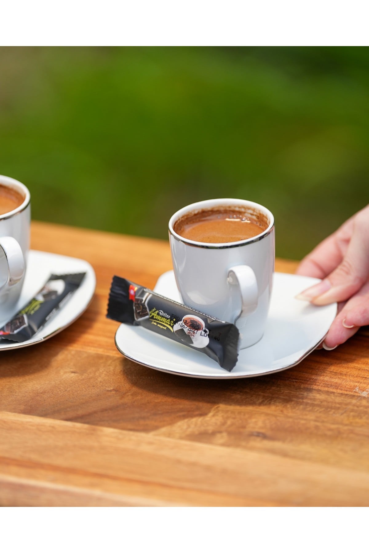 Bitter Çikolata %25 Kakao'lu, Glutensiz (50 Adet/350GR) Kahve Yanı, İkramlık, Hediyelik