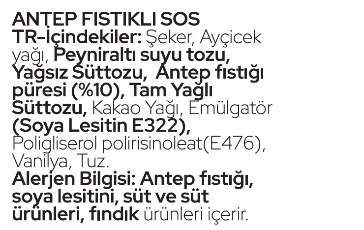 Gerçek Antep Fıstıklı Sos (Glutensiz) 330 Gr Waffle & Pankek & Meyve & Kek & Tatlı & Dondurma