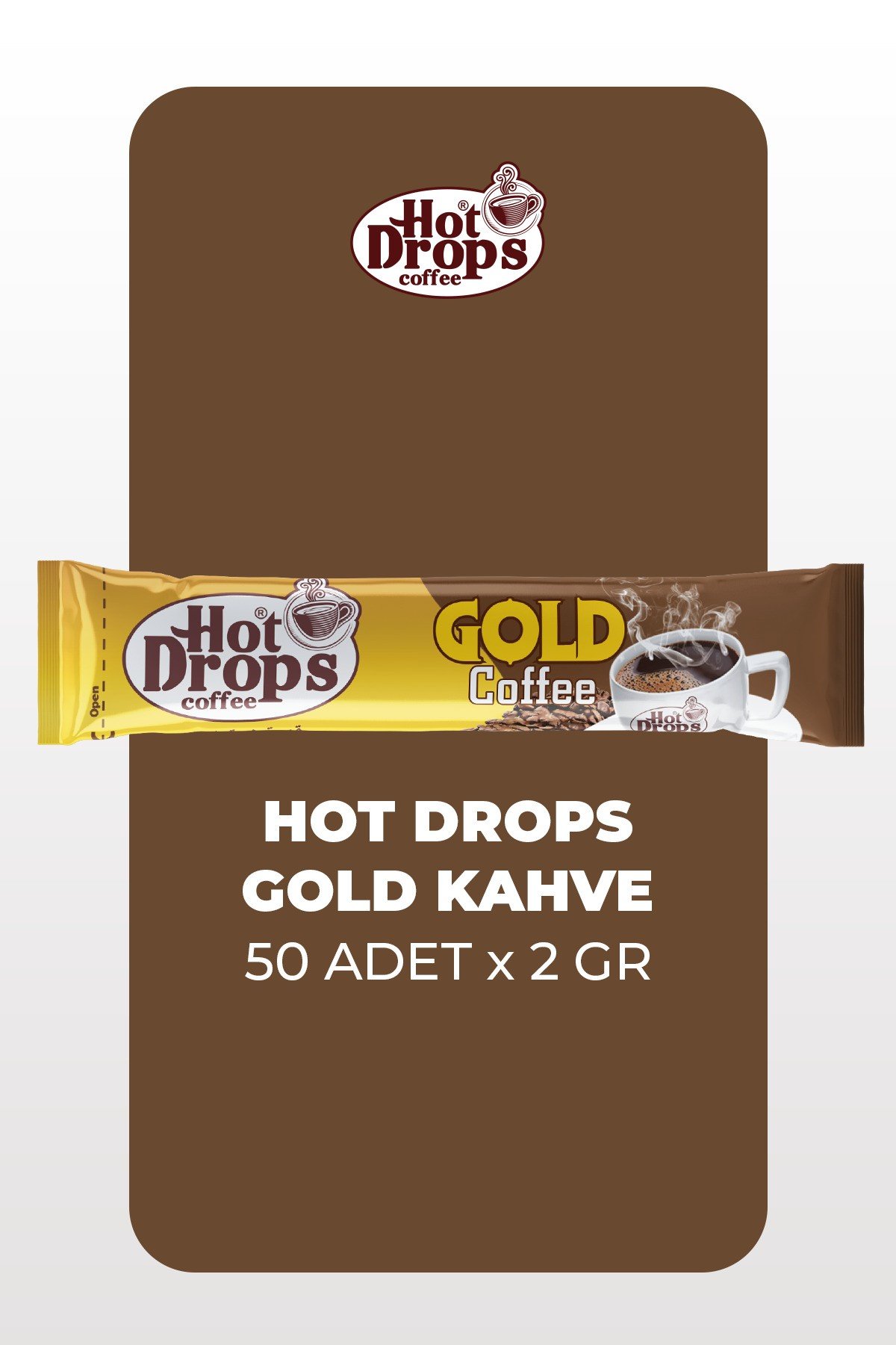 Gold Kahve (100GR) 50 Adet X 2 Gr Hazır Granül Kahve