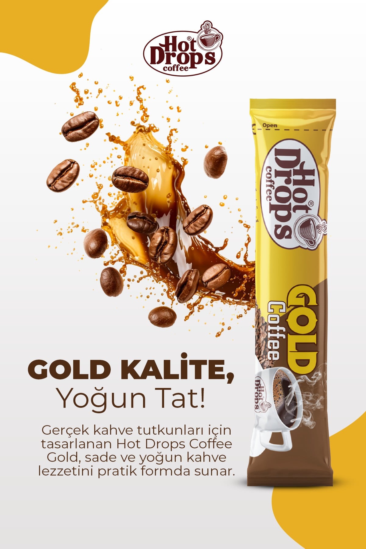 Gold Kahve (100GR) 50 Adet X 2 Gr Hazır Granül Kahve