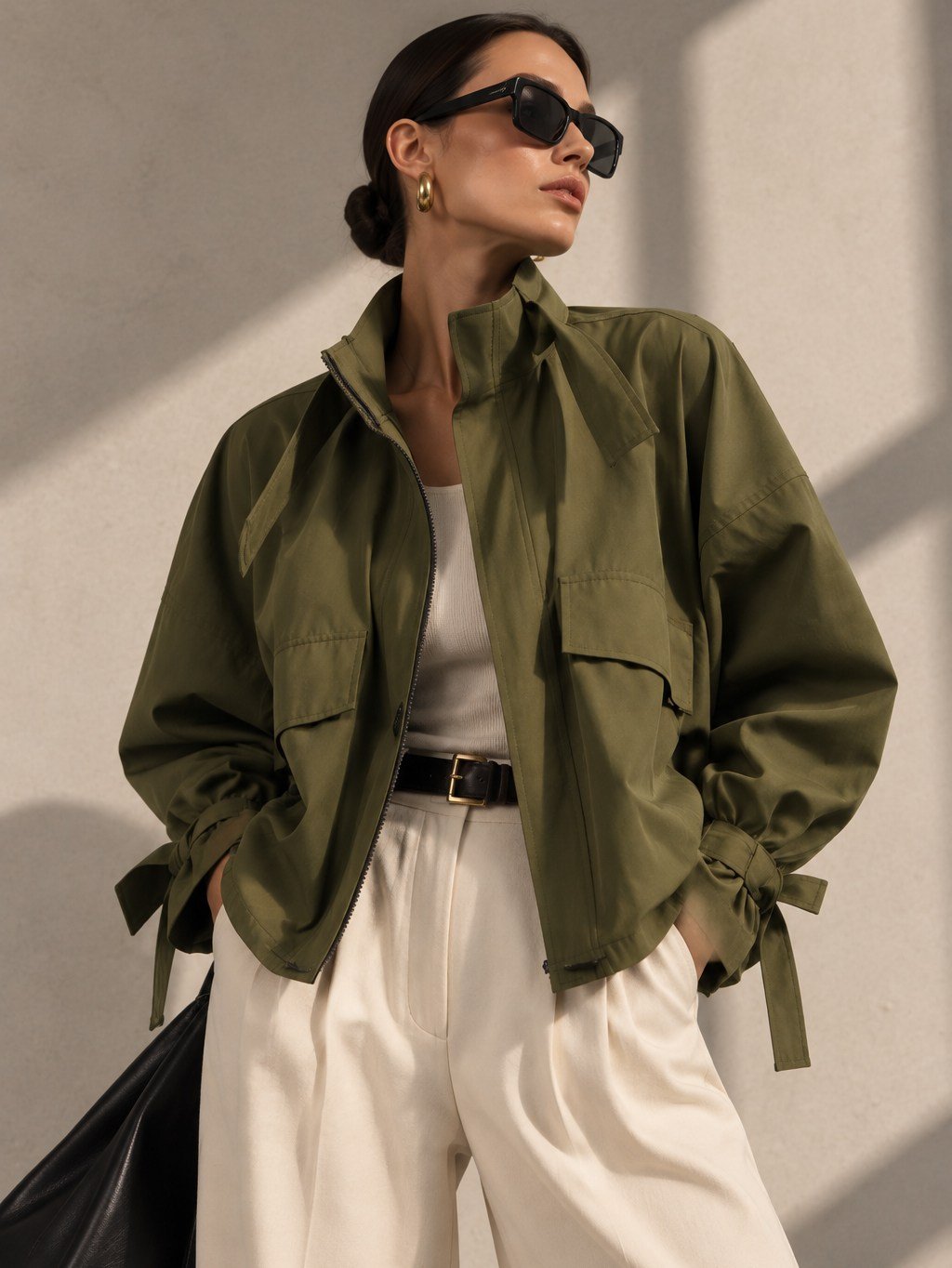 TYRA CEKET I KHAKI