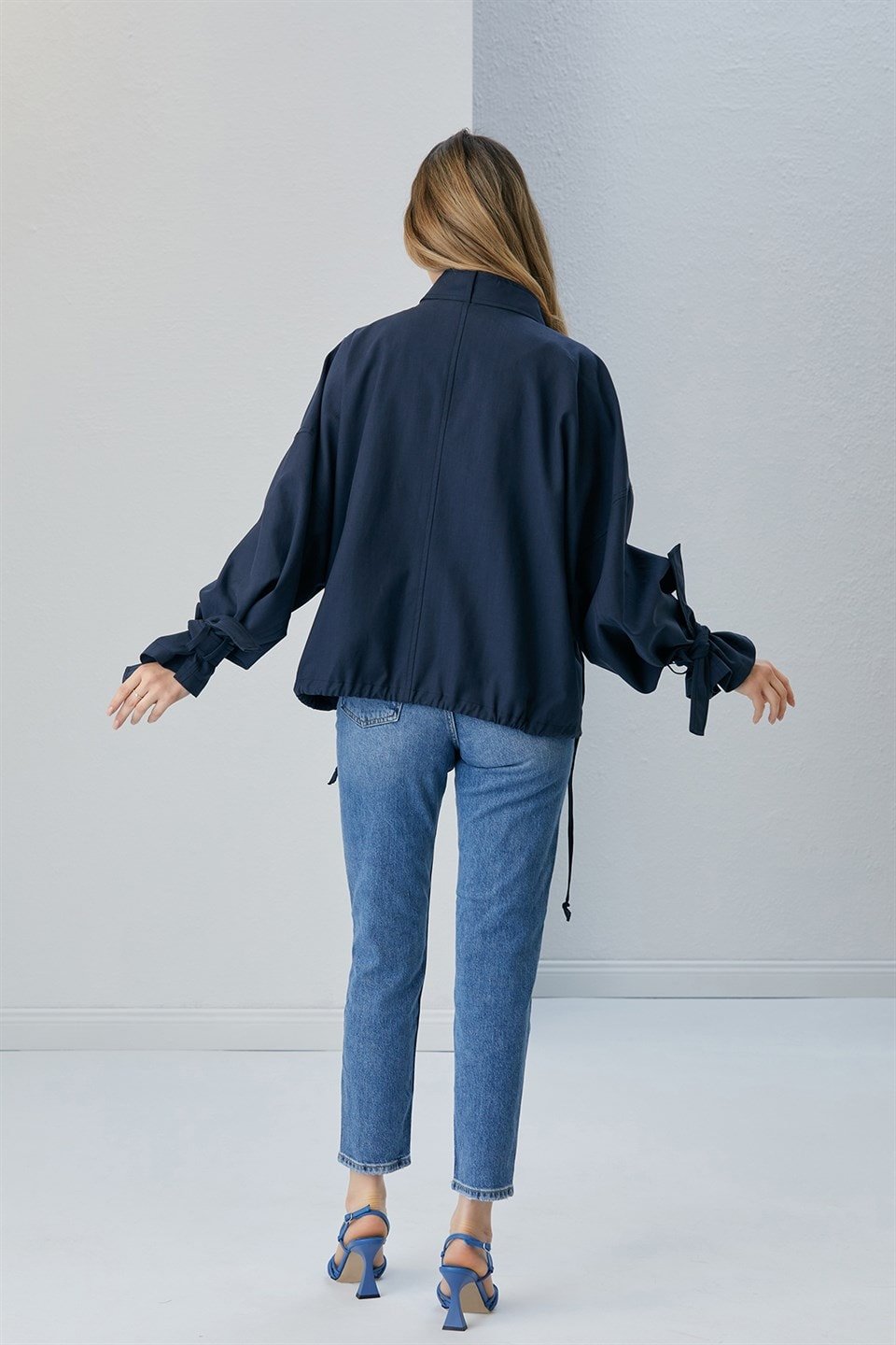 TYRA CEKET I NAVY BLUE