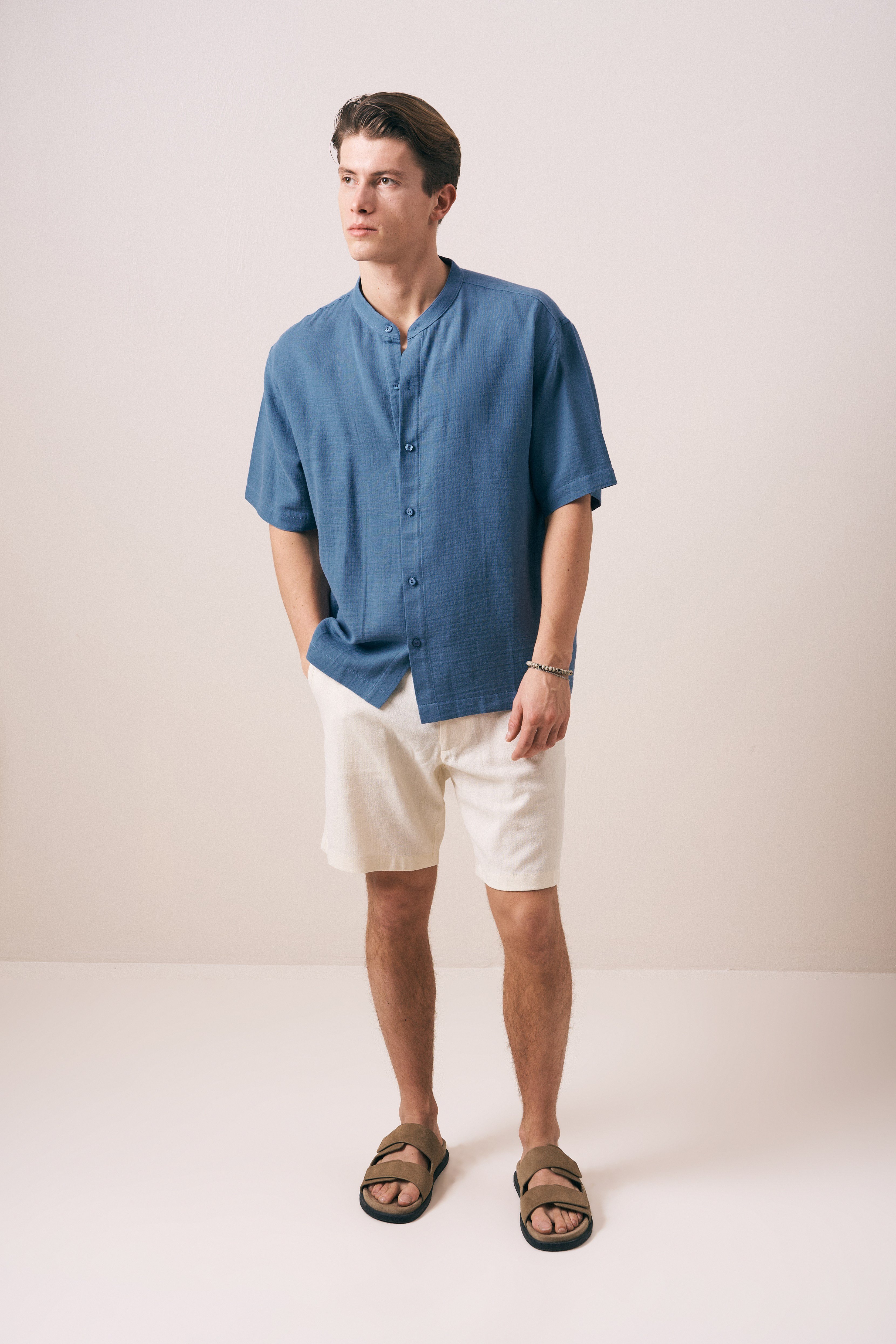 OVERSIZE FIT PAMUKLU GÖMLEK