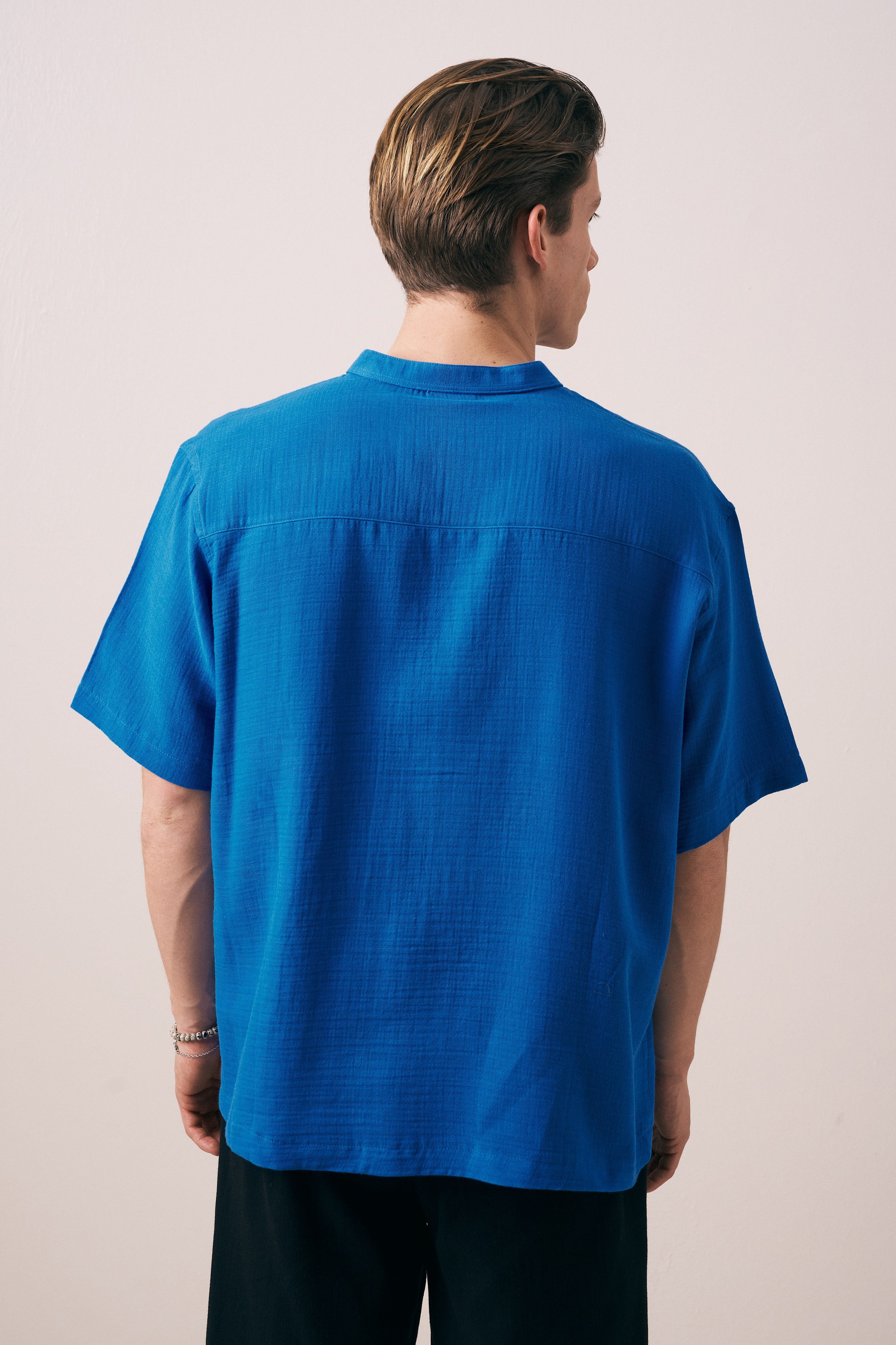 OVERSIZE FIT PAMUKLU GÖMLEK