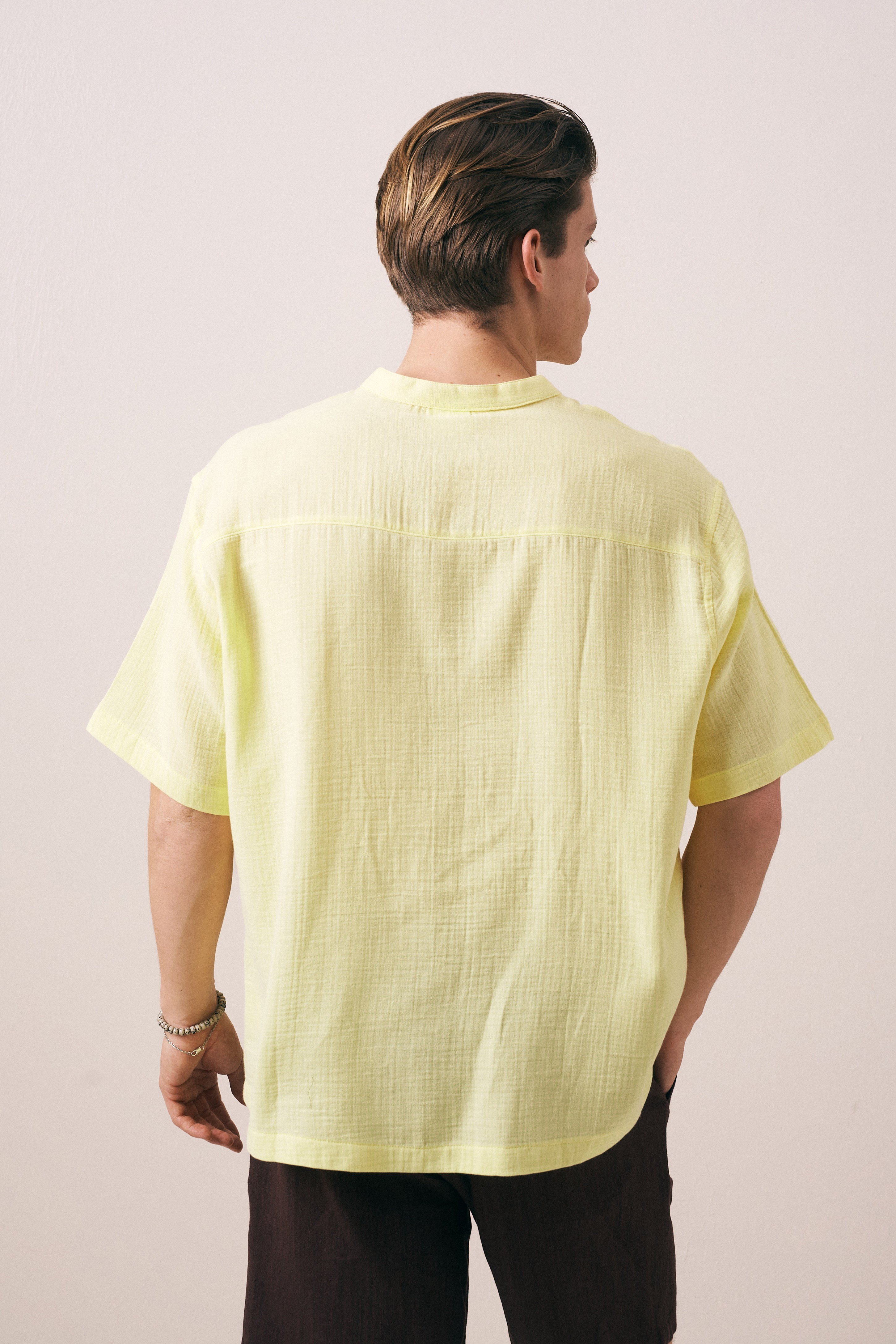 OVERSIZE FIT PAMUKLU GÖMLEK
