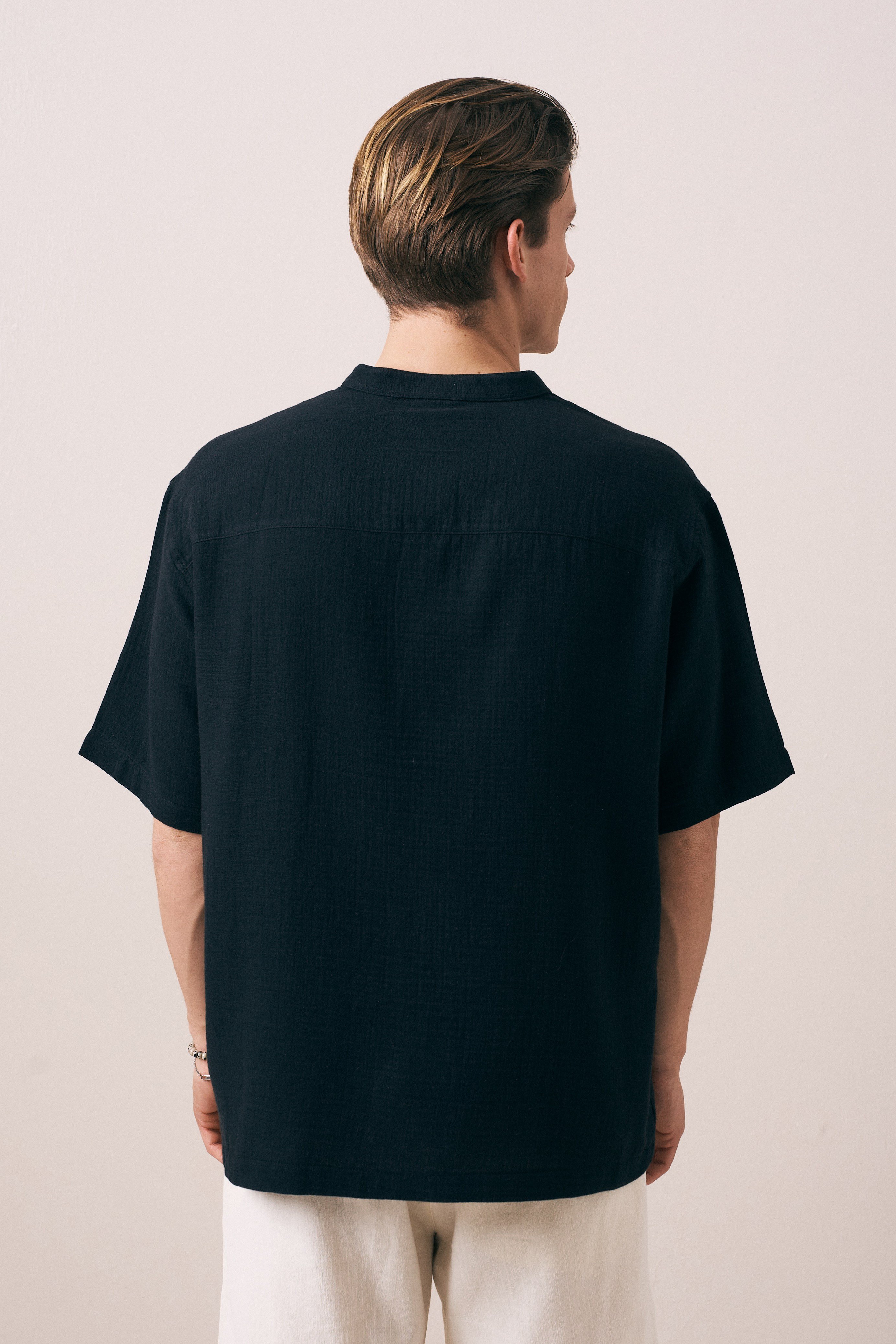 OVERSIZE FIT PAMUKLU GÖMLEK